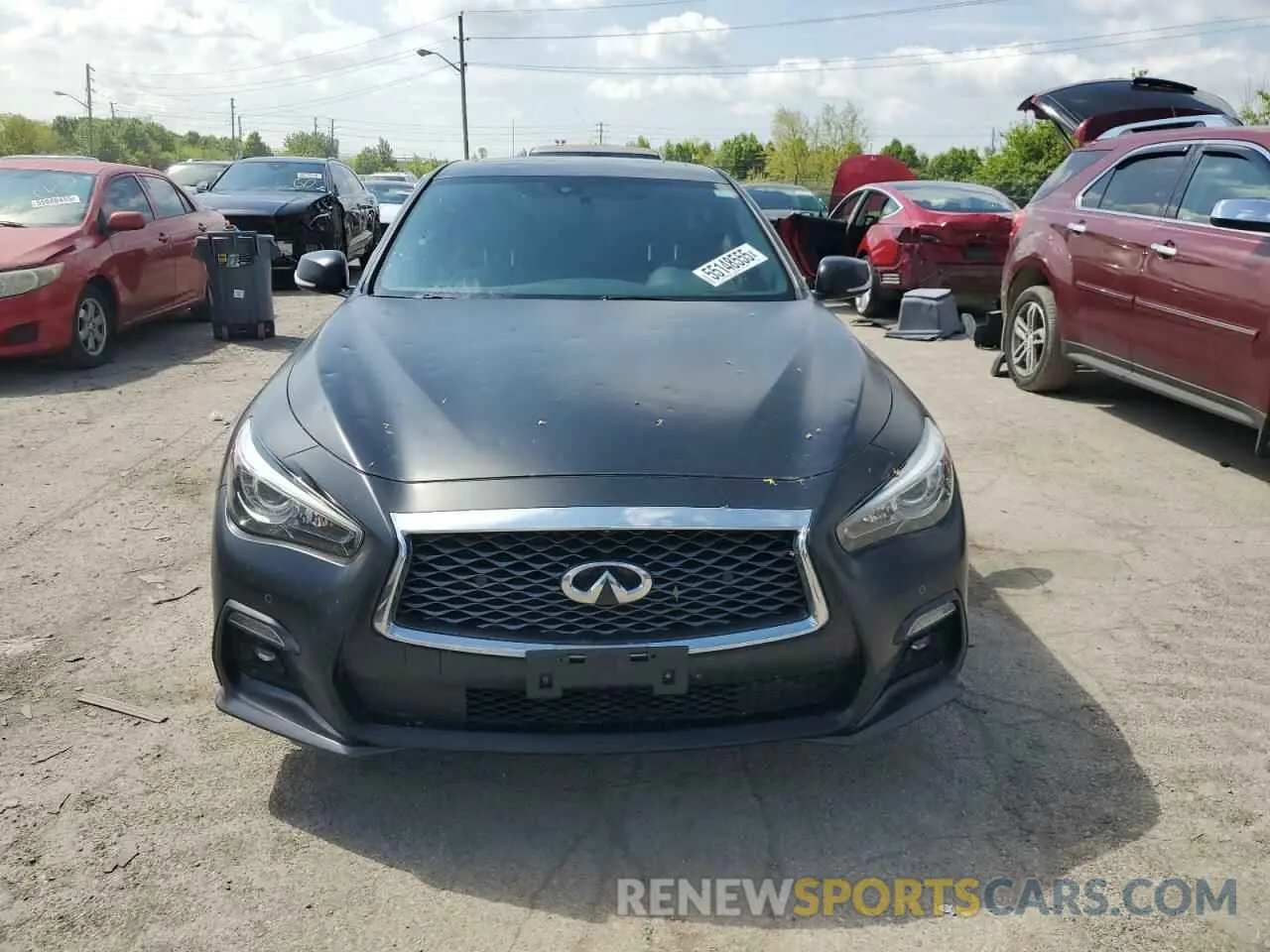 5 Photograph of a damaged car JN1FV7AR2KM830253 INFINITI Q50 2019