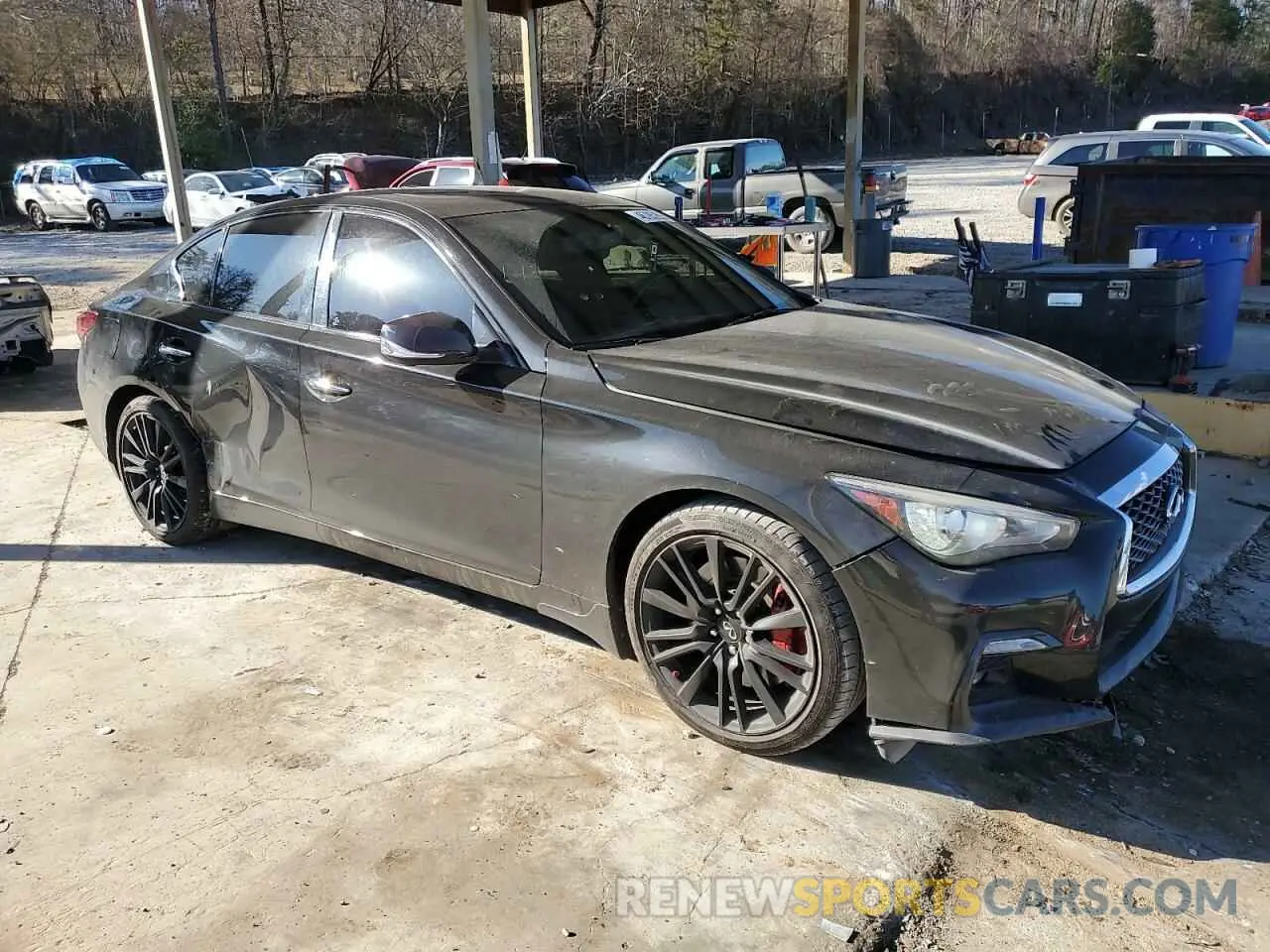 4 Photograph of a damaged car JN1FV7AR2KM830527 INFINITI Q50 2019