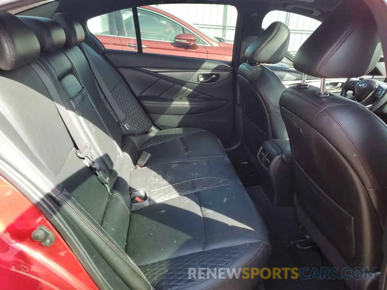 10 Photograph of a damaged car JN1FV7AR4KM800011 INFINITI Q50 2019