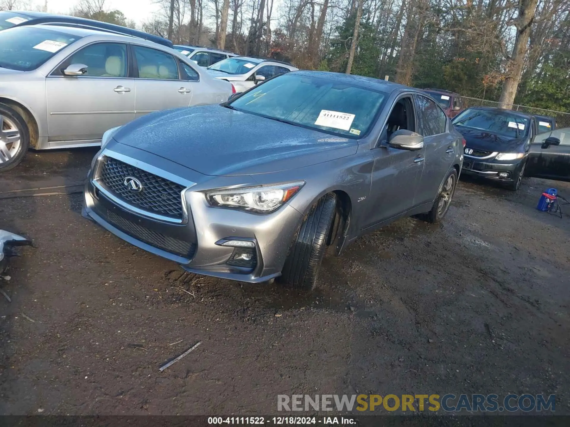 2 Photograph of a damaged car JN1FV7AR4KM800669 INFINITI Q50 2019