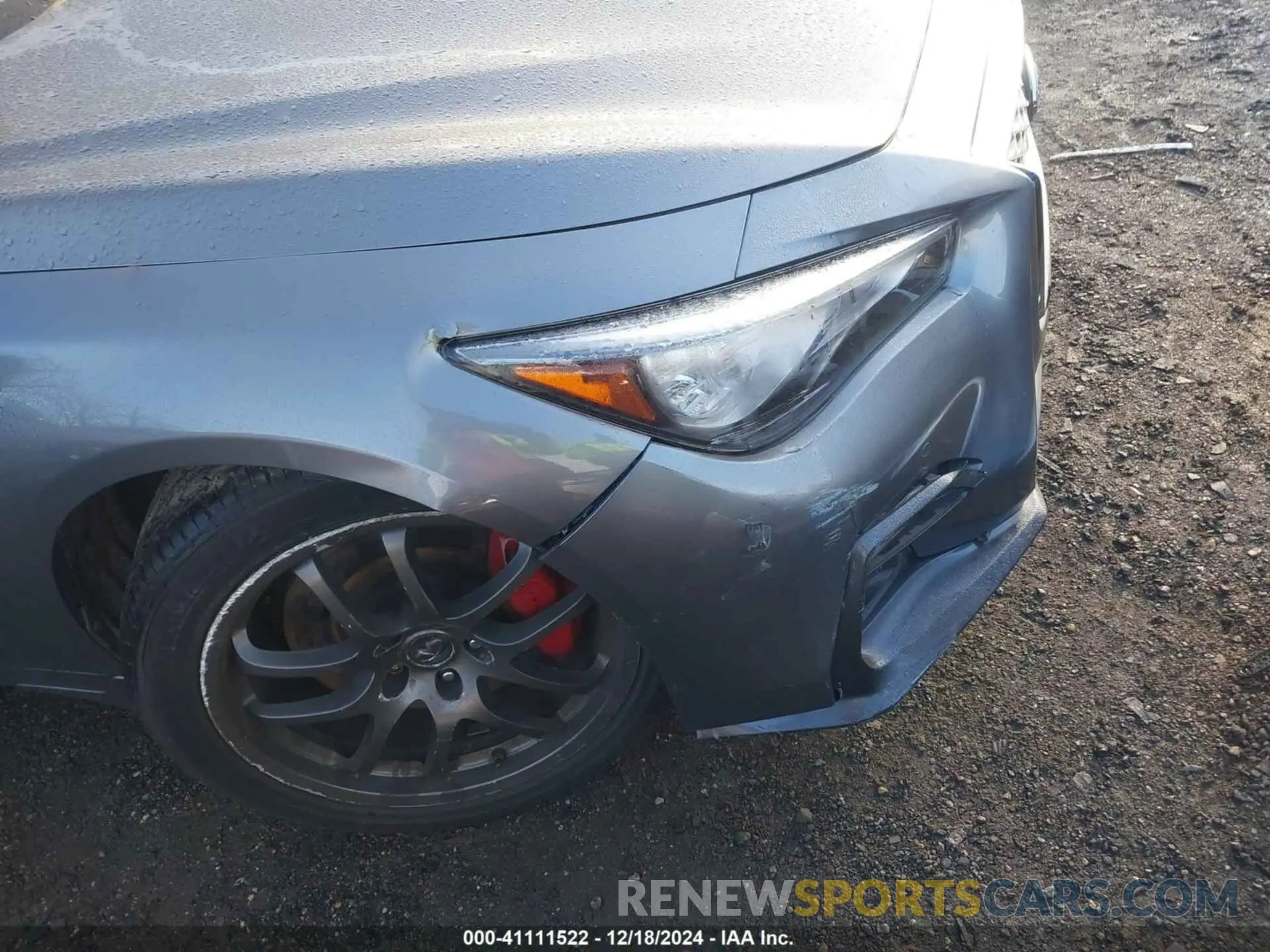 6 Photograph of a damaged car JN1FV7AR4KM800669 INFINITI Q50 2019
