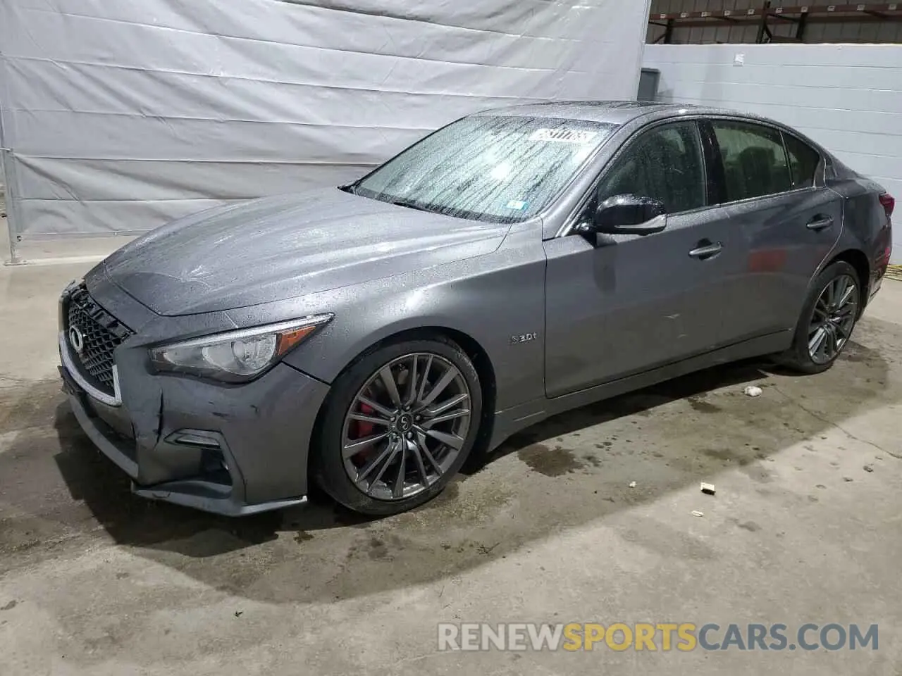 1 Photograph of a damaged car JN1FV7AR4KM830187 INFINITI Q50 2019