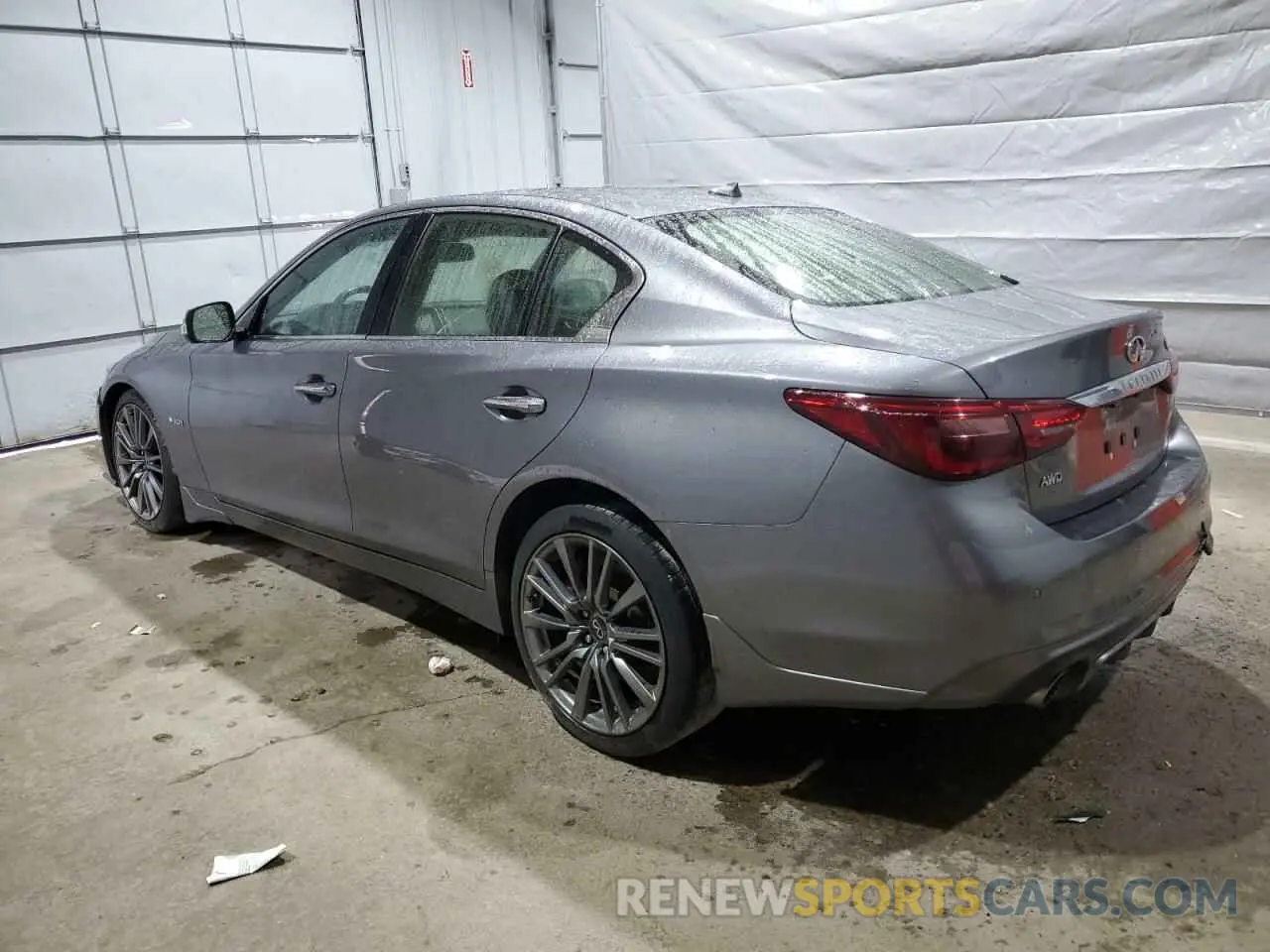 2 Photograph of a damaged car JN1FV7AR4KM830187 INFINITI Q50 2019