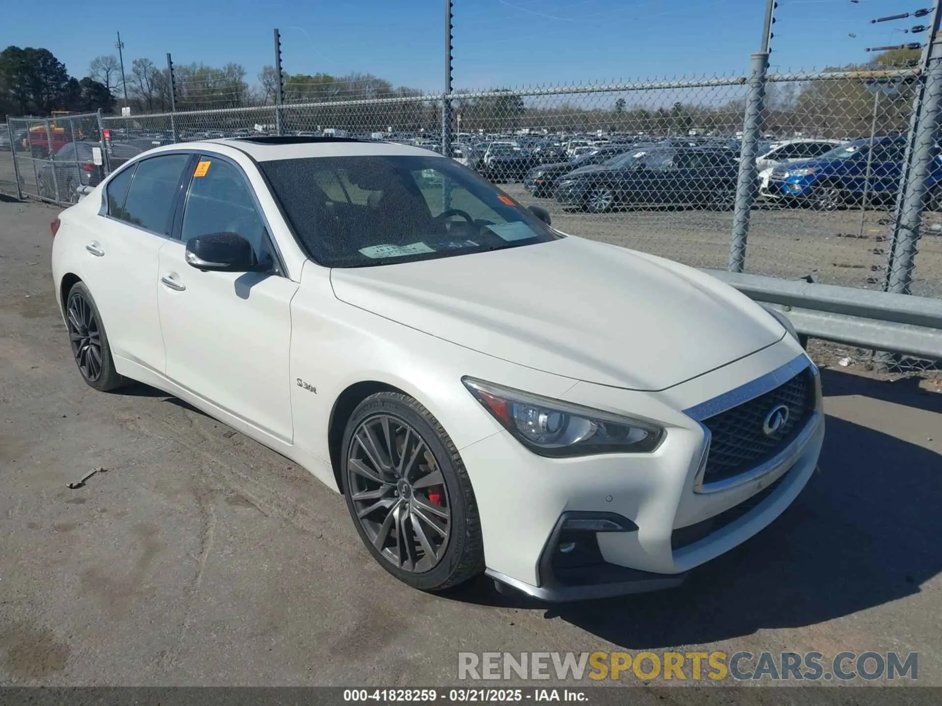 1 Photograph of a damaged car JN1FV7AR6KM800091 INFINITI Q50 2019