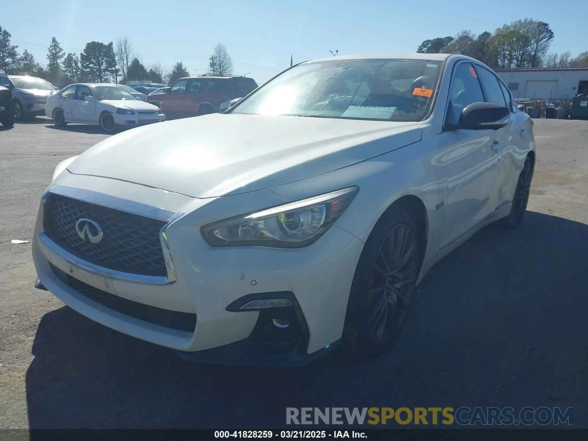 2 Photograph of a damaged car JN1FV7AR6KM800091 INFINITI Q50 2019