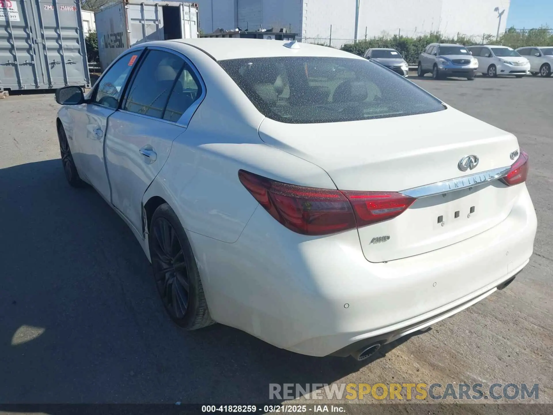 3 Photograph of a damaged car JN1FV7AR6KM800091 INFINITI Q50 2019