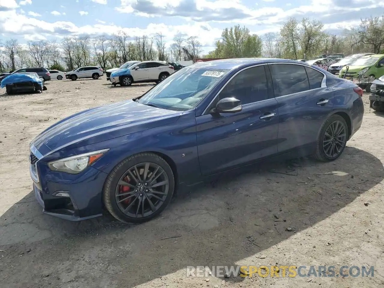 1 Photograph of a damaged car JN1FV7AR8KM800352 INFINITI Q50 2019