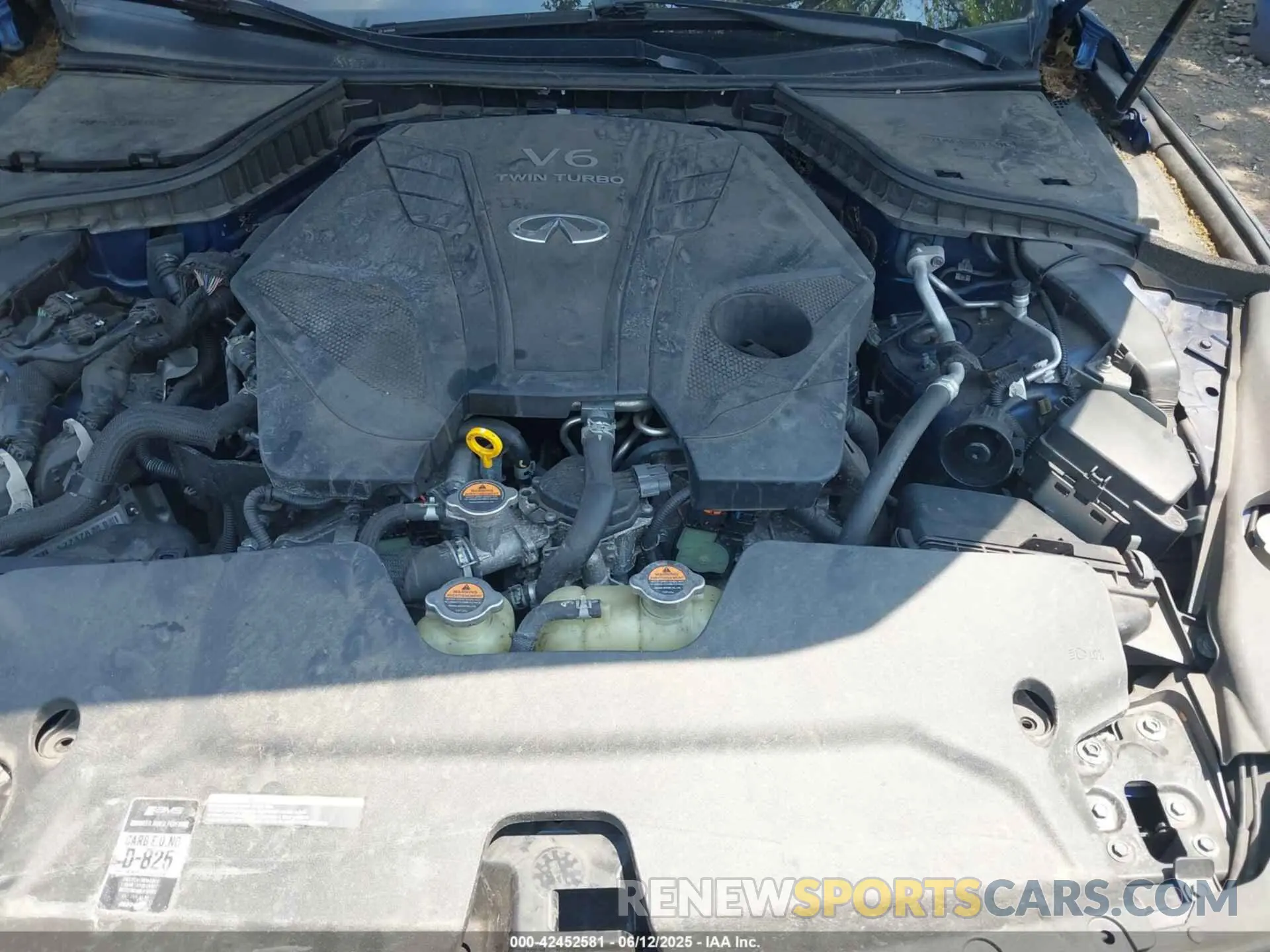 10 Photograph of a damaged car JN1FV7AR9KM800747 INFINITI Q50 2019