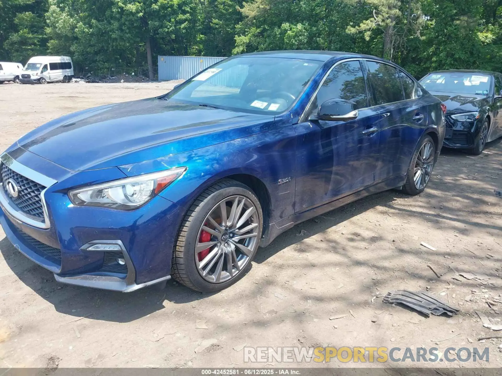 2 Photograph of a damaged car JN1FV7AR9KM800747 INFINITI Q50 2019