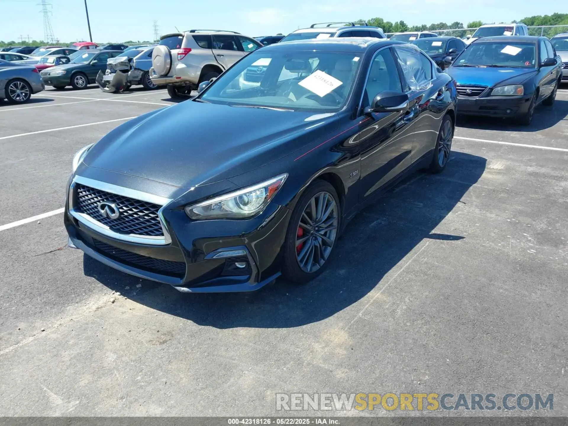 2 Photograph of a damaged car JN1FV7ARXKM830002 INFINITI Q50 2019