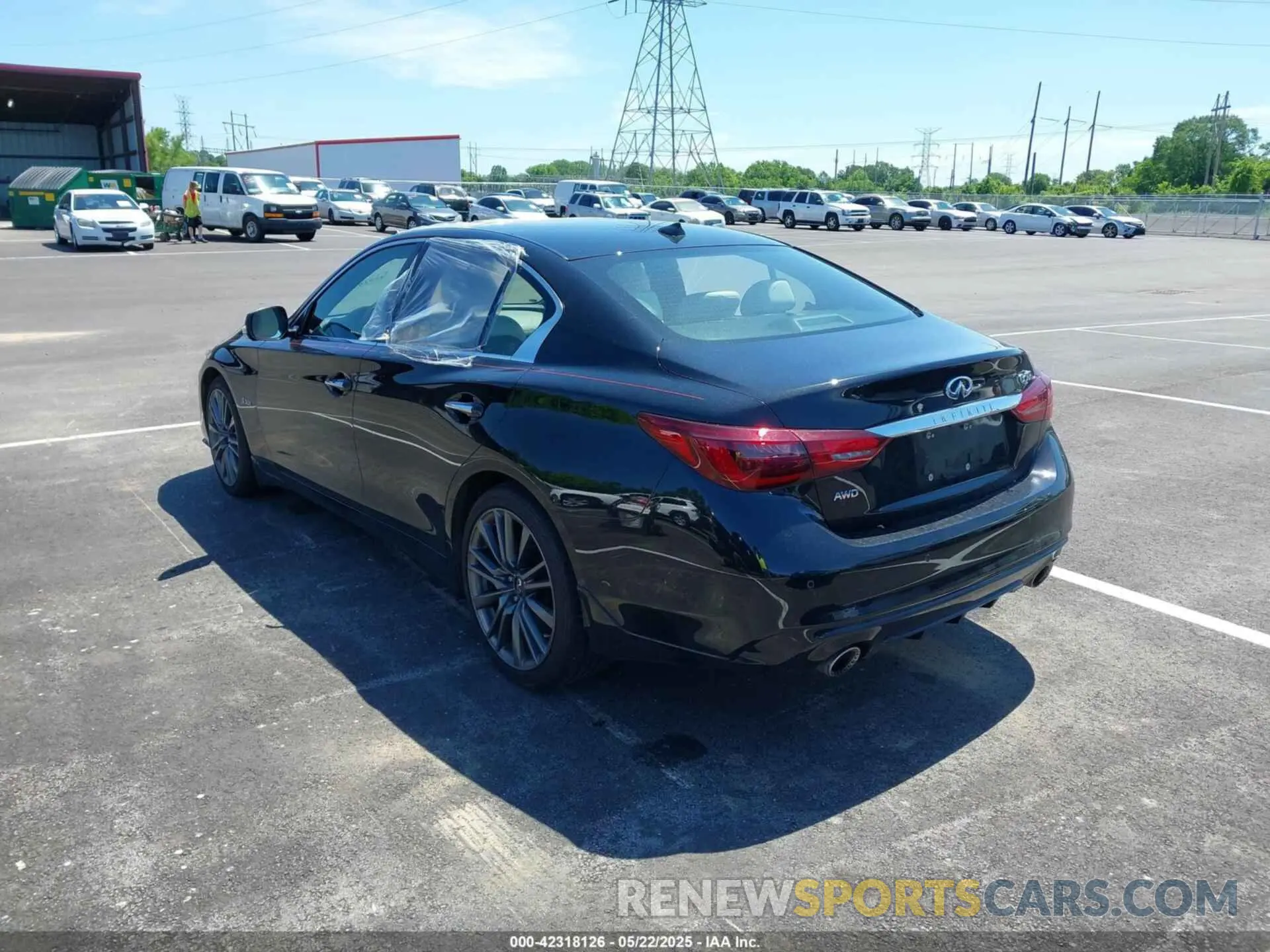 3 Photograph of a damaged car JN1FV7ARXKM830002 INFINITI Q50 2019