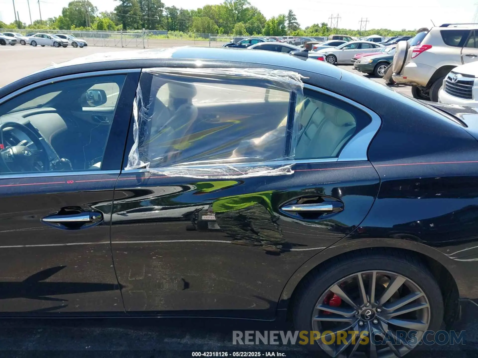 6 Photograph of a damaged car JN1FV7ARXKM830002 INFINITI Q50 2019