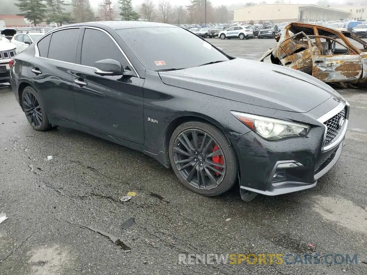 4 Photograph of a damaged car JN1FV7ARXKM830338 INFINITI Q50 2019