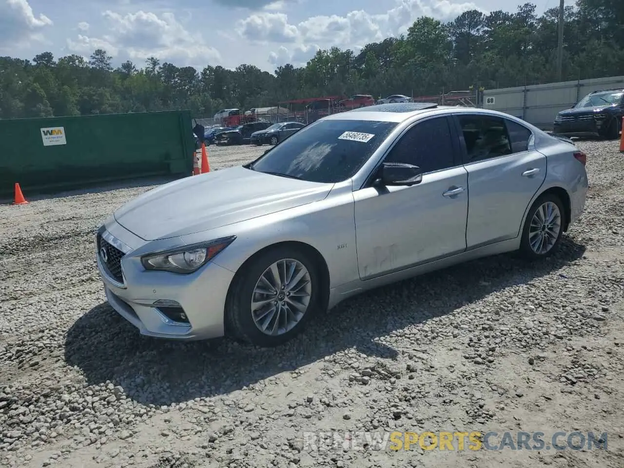 1 Photograph of a damaged car JN1EV7AP0LM200548 INFINITI Q50 2020