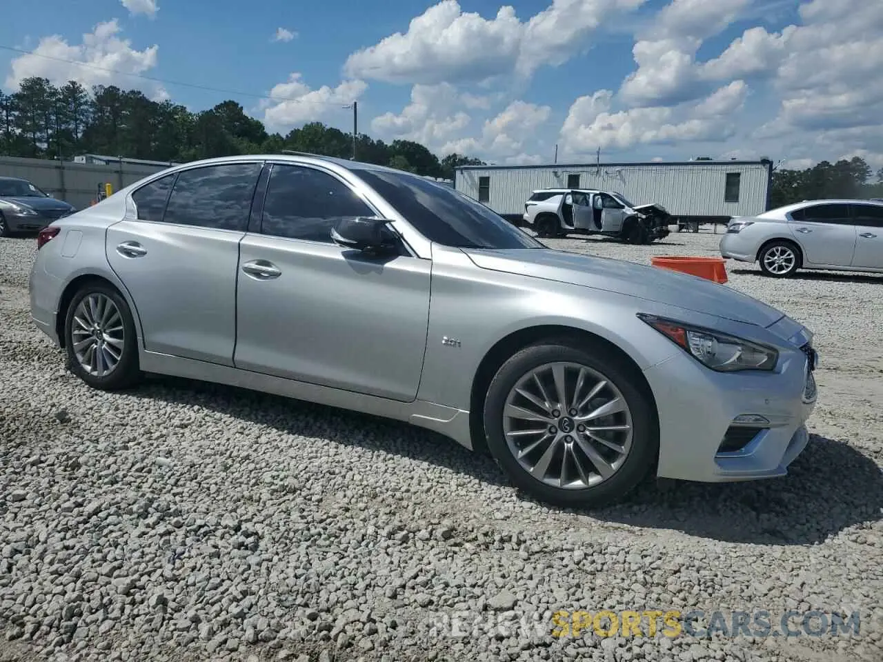 4 Photograph of a damaged car JN1EV7AP0LM200548 INFINITI Q50 2020