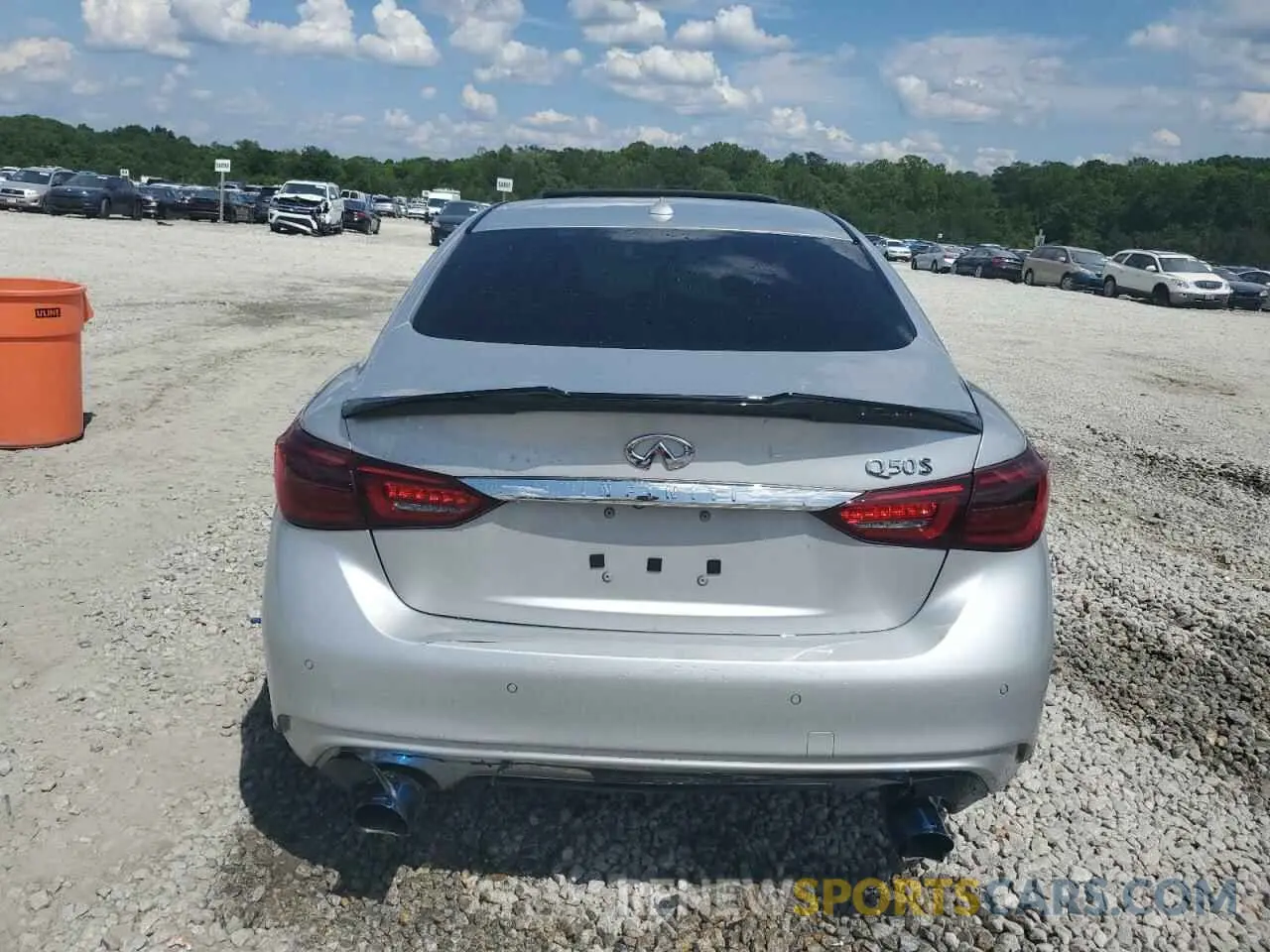 6 Photograph of a damaged car JN1EV7AP0LM200548 INFINITI Q50 2020