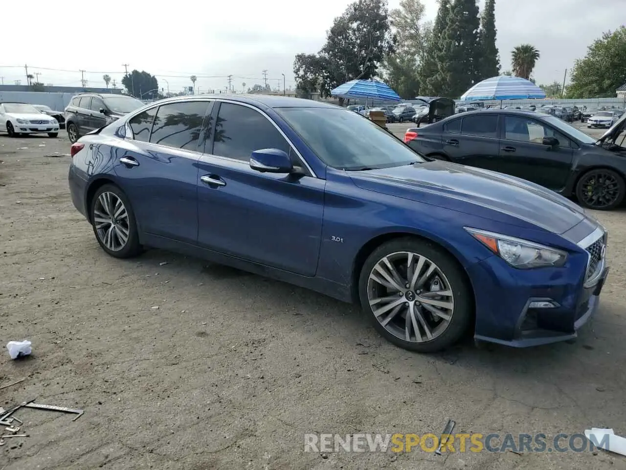 4 Photograph of a damaged car JN1EV7AP0LM200937 INFINITI Q50 2020