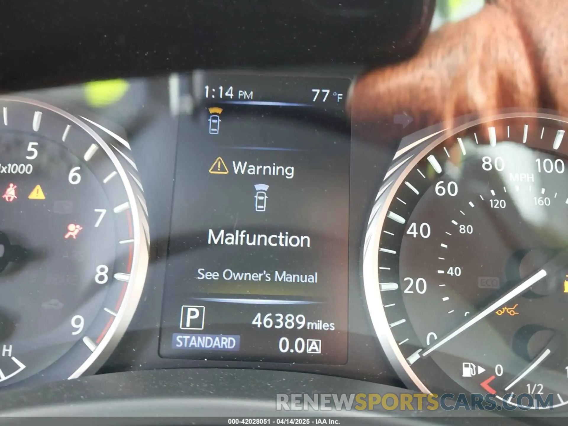 16 Photograph of a damaged car JN1EV7AP0LM203773 INFINITI Q50 2020