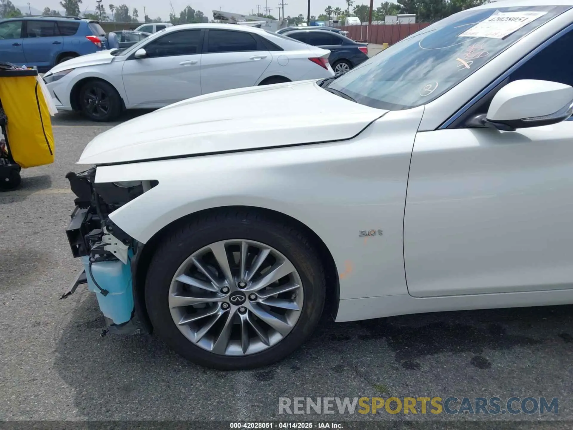 19 Photograph of a damaged car JN1EV7AP0LM203773 INFINITI Q50 2020