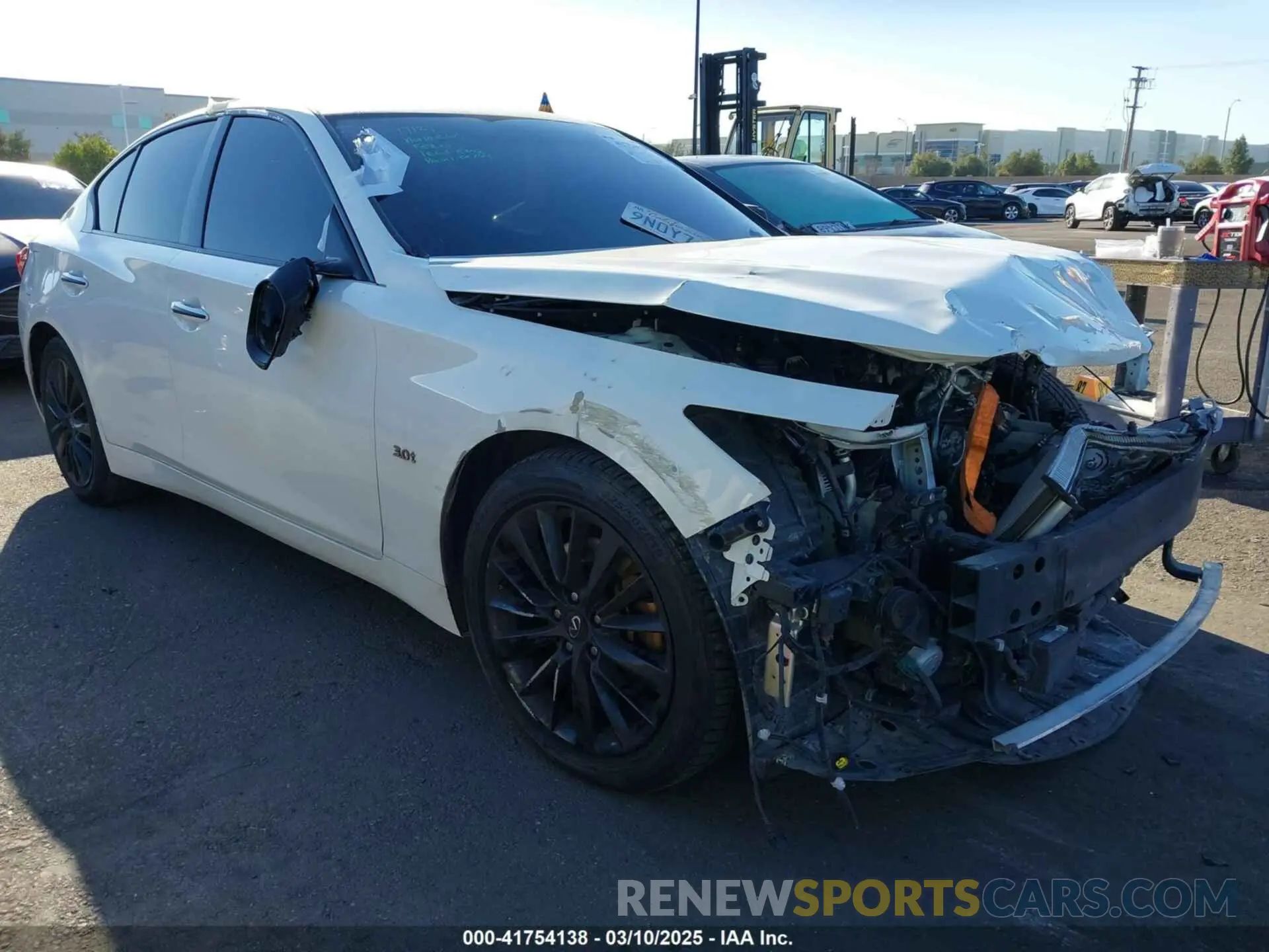 1 Photograph of a damaged car JN1EV7AP0LM207094 INFINITI Q50 2020