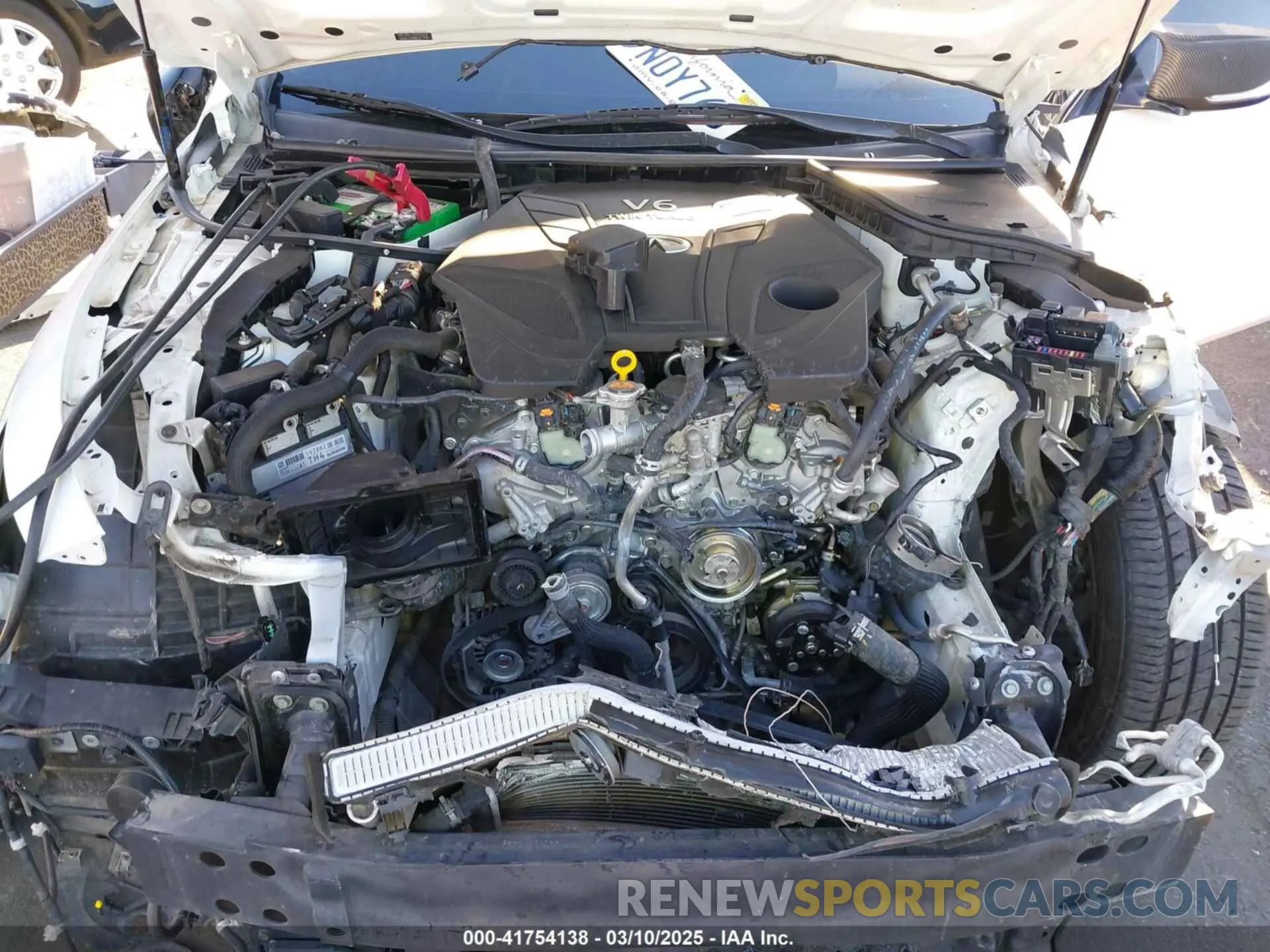 10 Photograph of a damaged car JN1EV7AP0LM207094 INFINITI Q50 2020