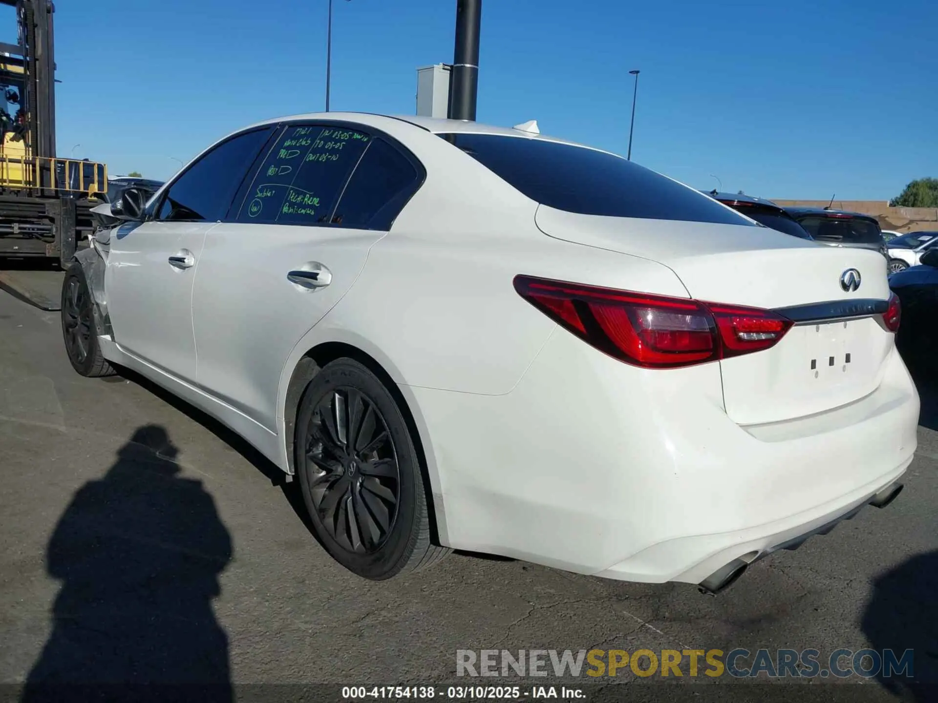 3 Photograph of a damaged car JN1EV7AP0LM207094 INFINITI Q50 2020