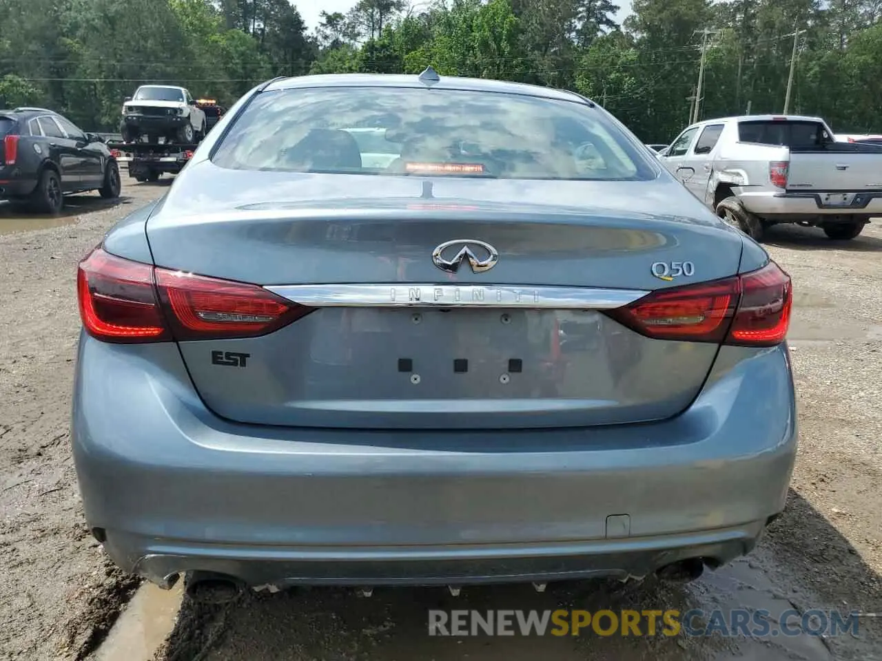 6 Photograph of a damaged car JN1EV7AP0LM207550 INFINITI Q50 2020