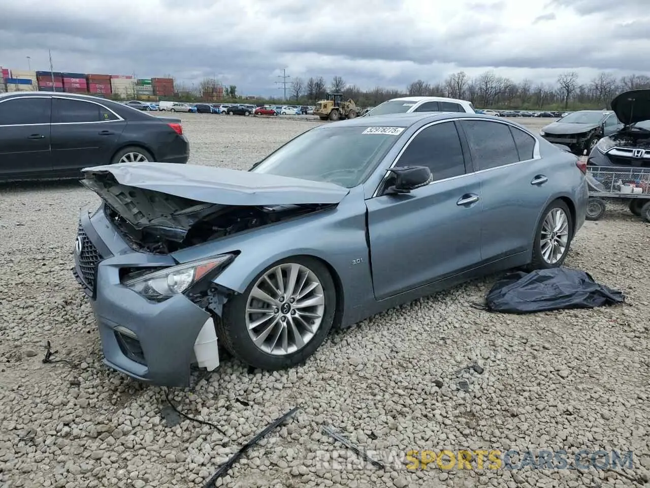 1 Photograph of a damaged car JN1EV7AP0LM207886 INFINITI Q50 2020