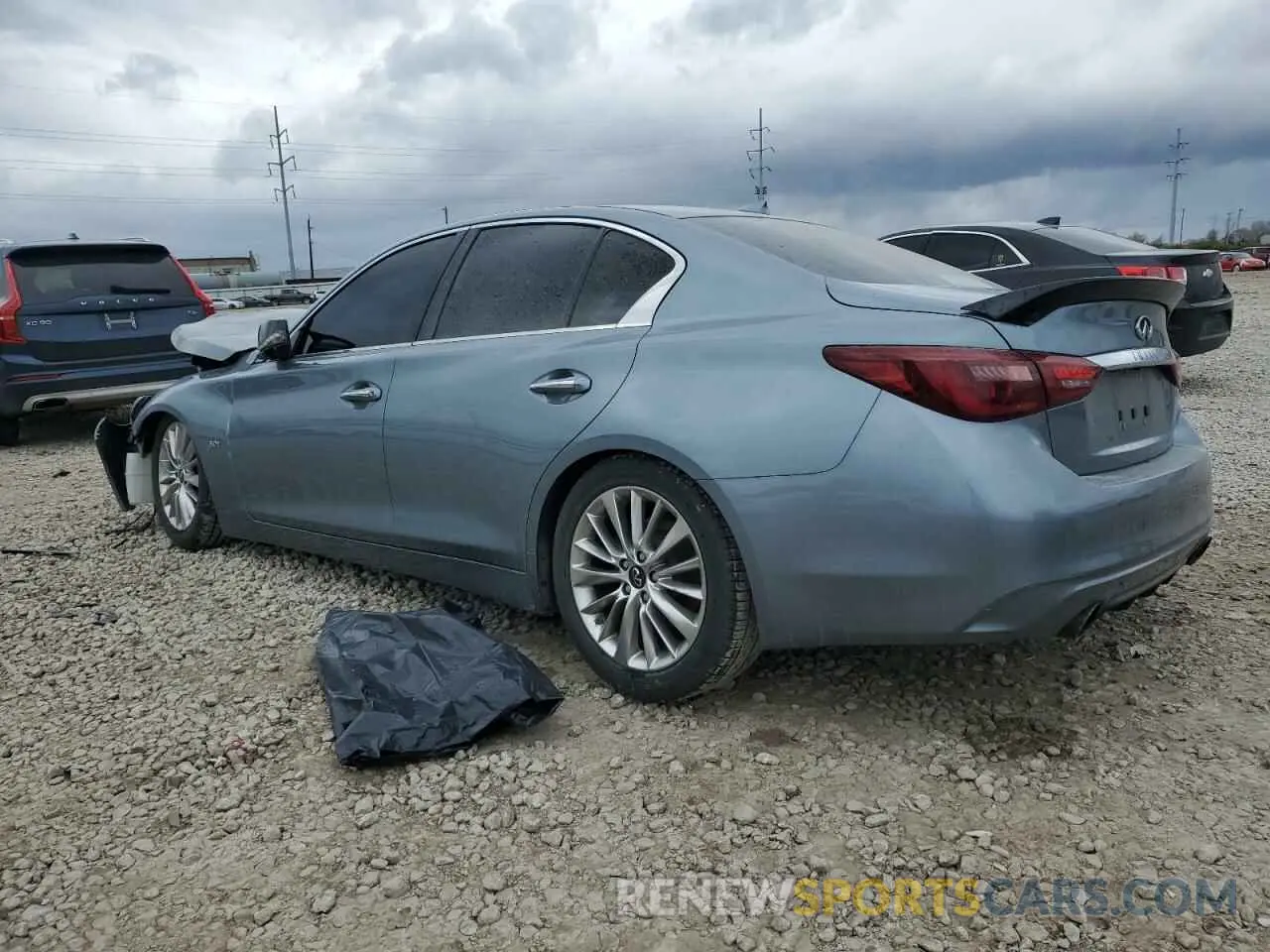 2 Photograph of a damaged car JN1EV7AP0LM207886 INFINITI Q50 2020
