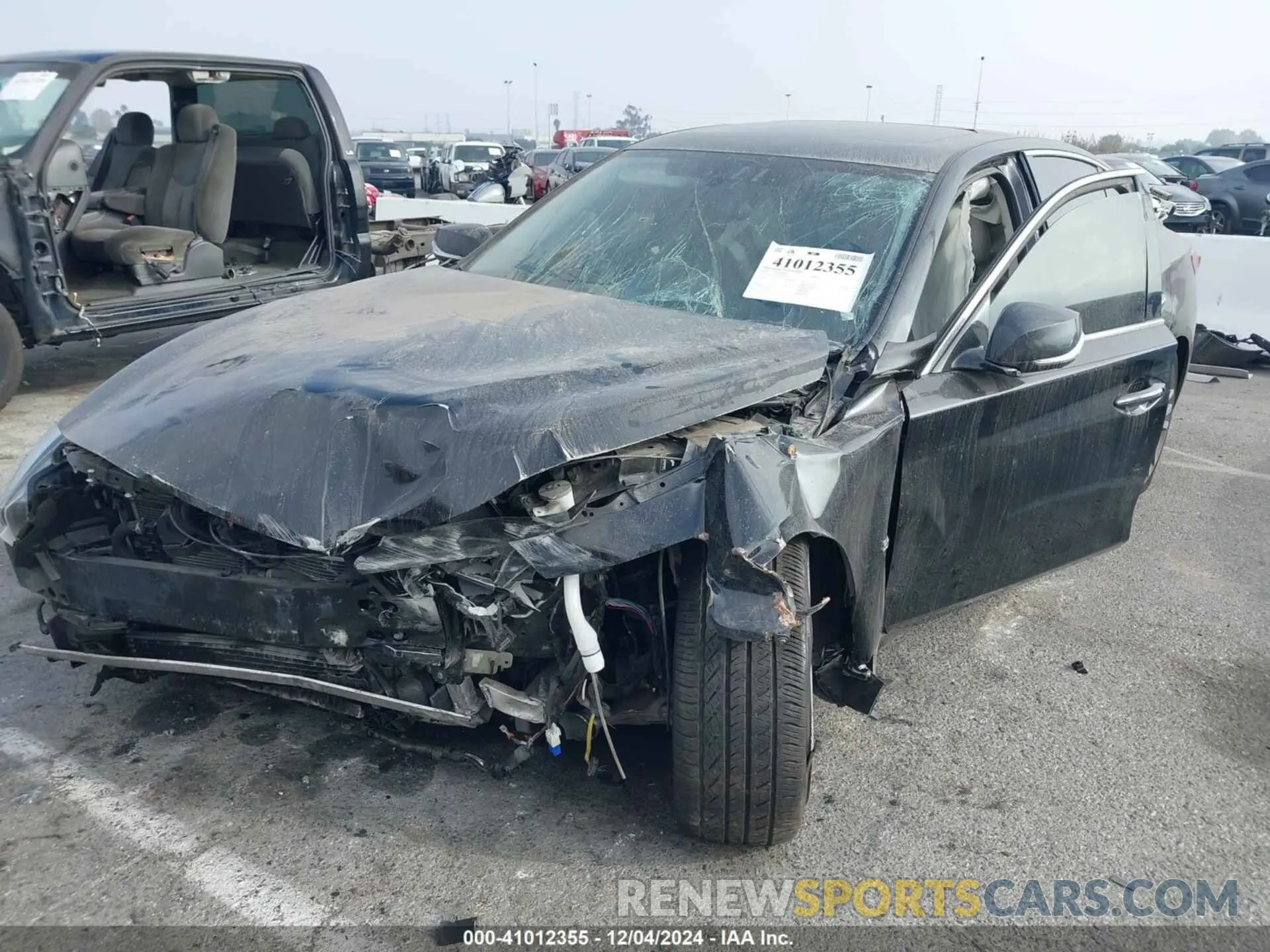 2 Photograph of a damaged car JN1EV7AP1LM200977 INFINITI Q50 2020