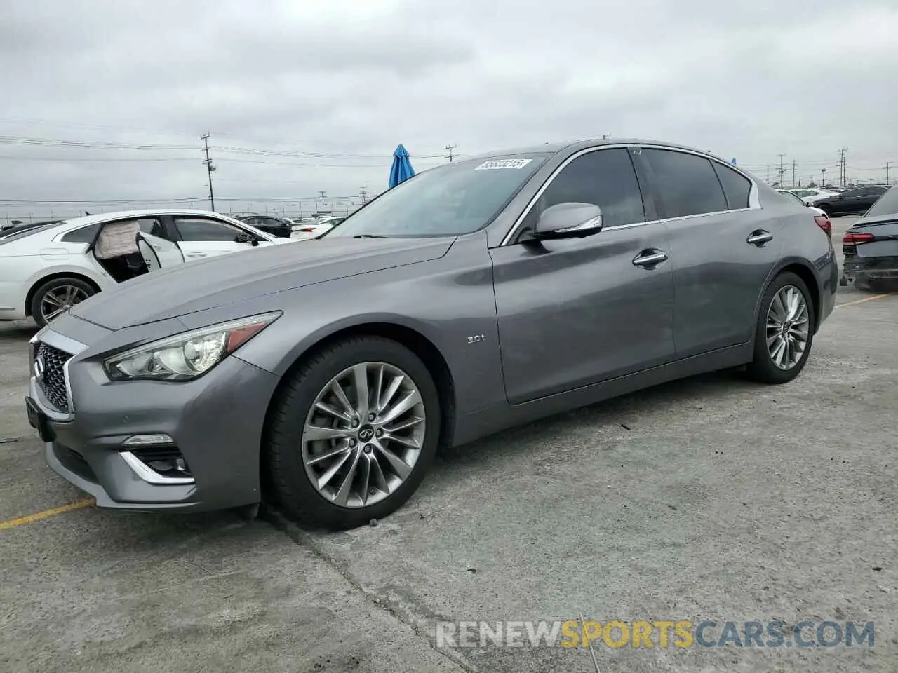 1 Photograph of a damaged car JN1EV7AP1LM202681 INFINITI Q50 2020