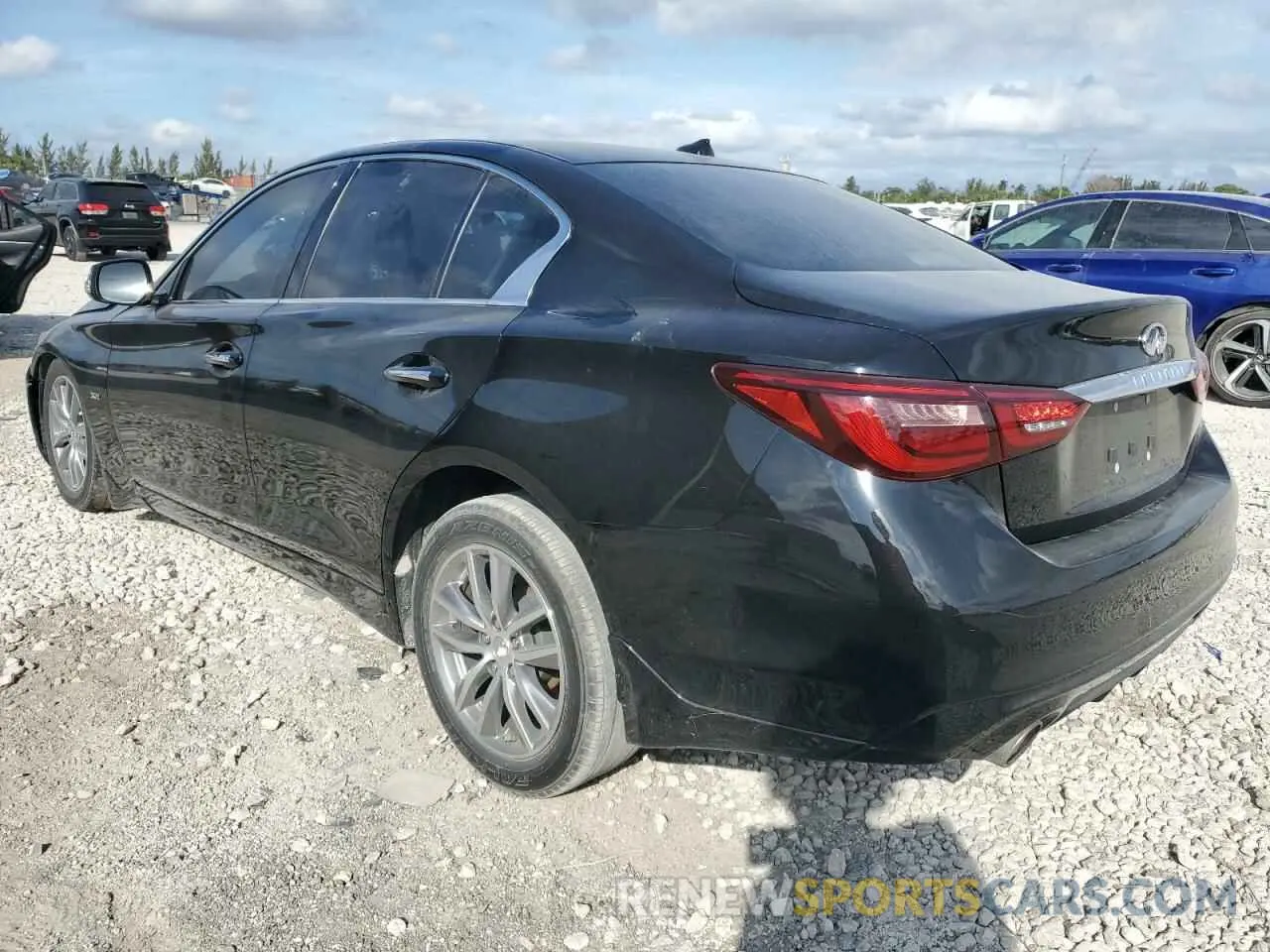 2 Photograph of a damaged car JN1EV7AP1LM207475 INFINITI Q50 2020