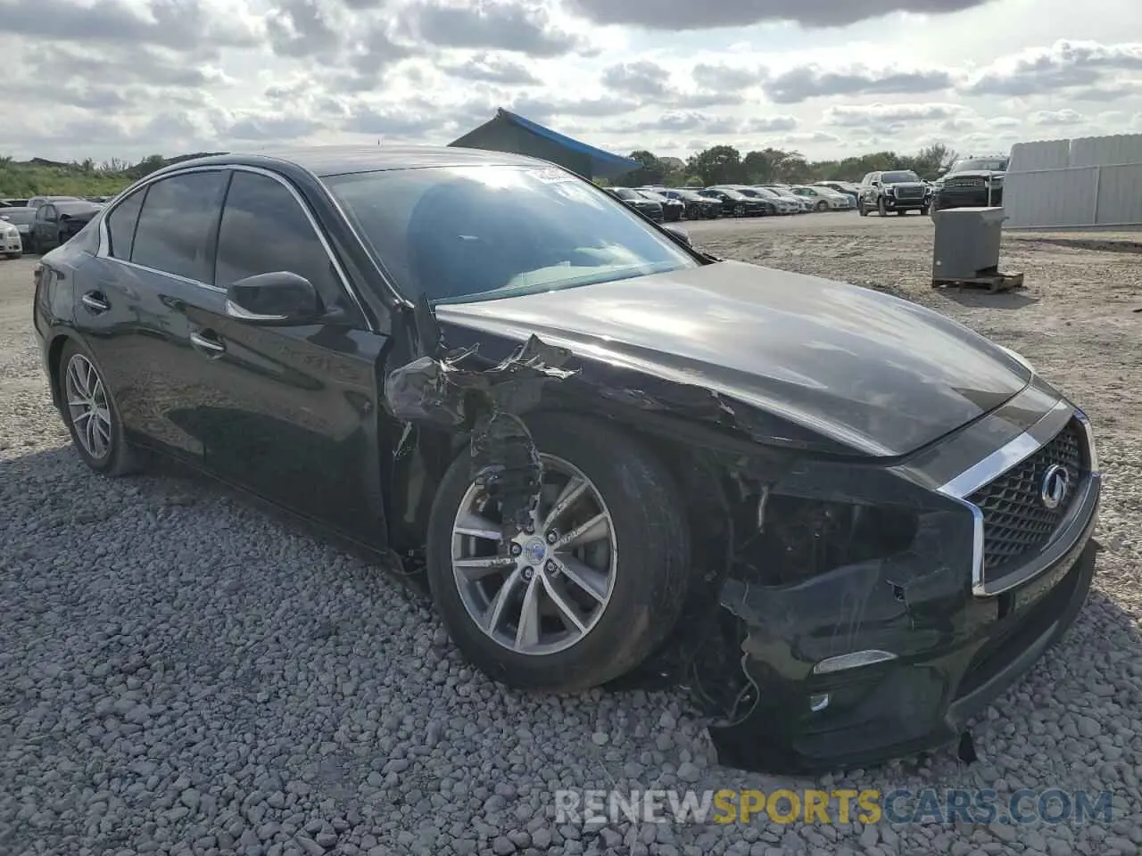 4 Photograph of a damaged car JN1EV7AP1LM207475 INFINITI Q50 2020