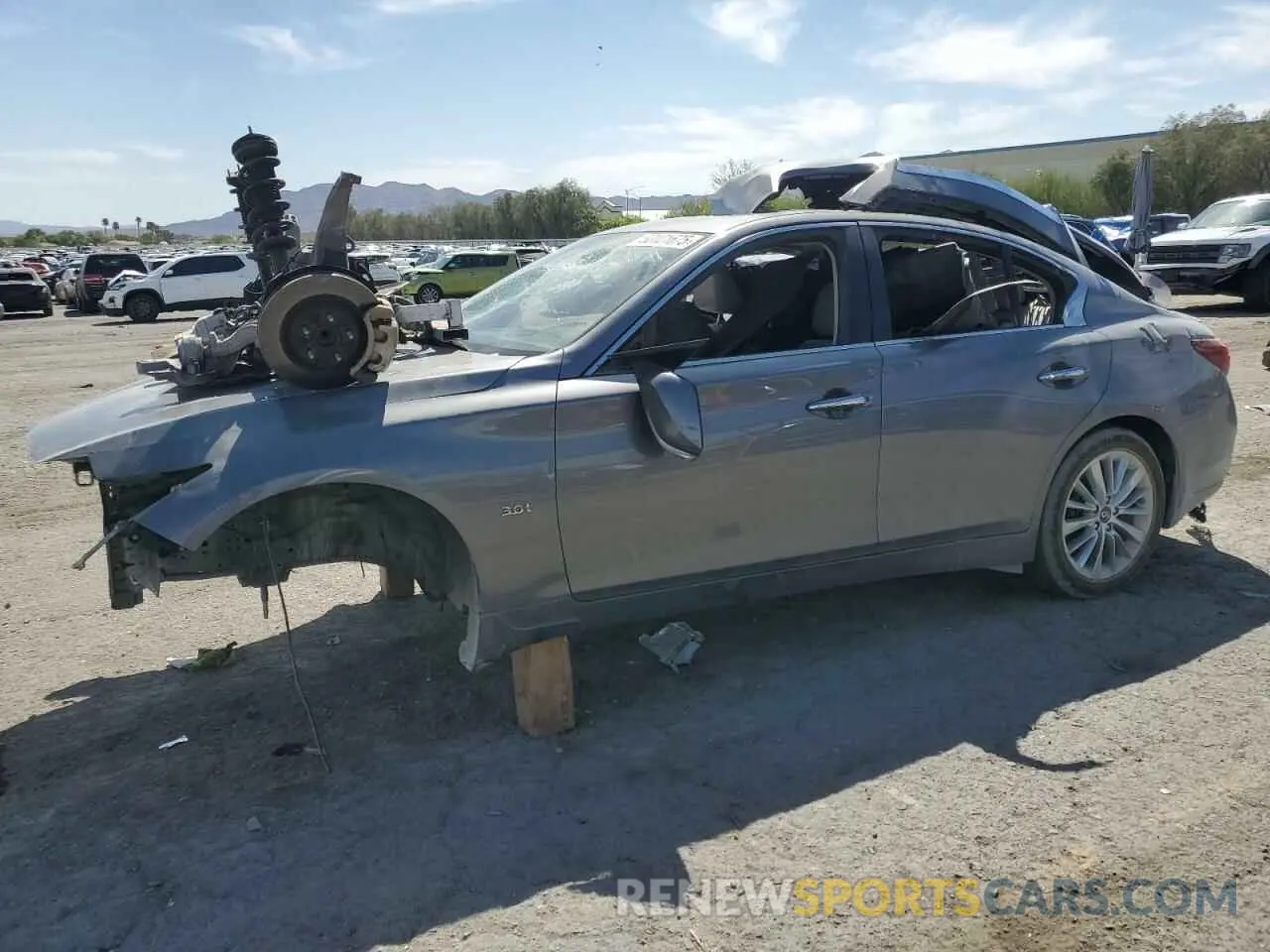 1 Photograph of a damaged car JN1EV7AP1LM208819 INFINITI Q50 2020