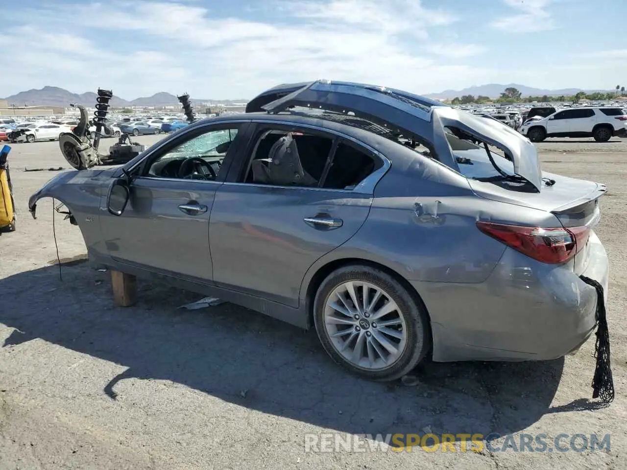 2 Photograph of a damaged car JN1EV7AP1LM208819 INFINITI Q50 2020