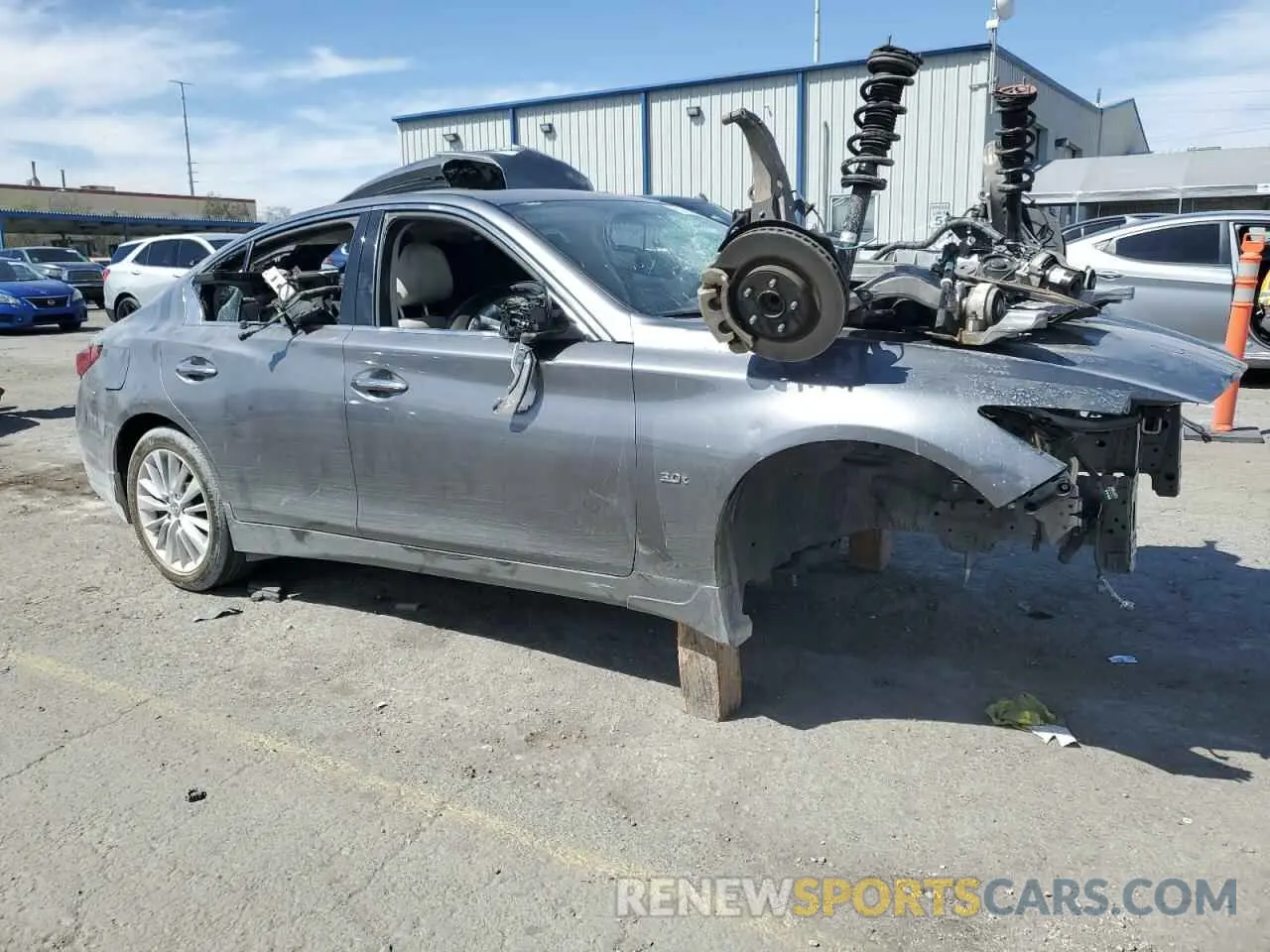 4 Photograph of a damaged car JN1EV7AP1LM208819 INFINITI Q50 2020