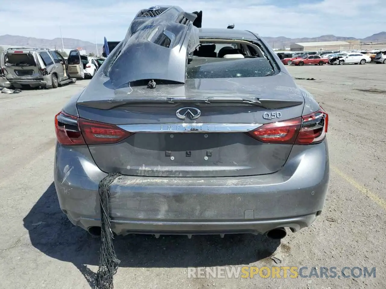 6 Photograph of a damaged car JN1EV7AP1LM208819 INFINITI Q50 2020