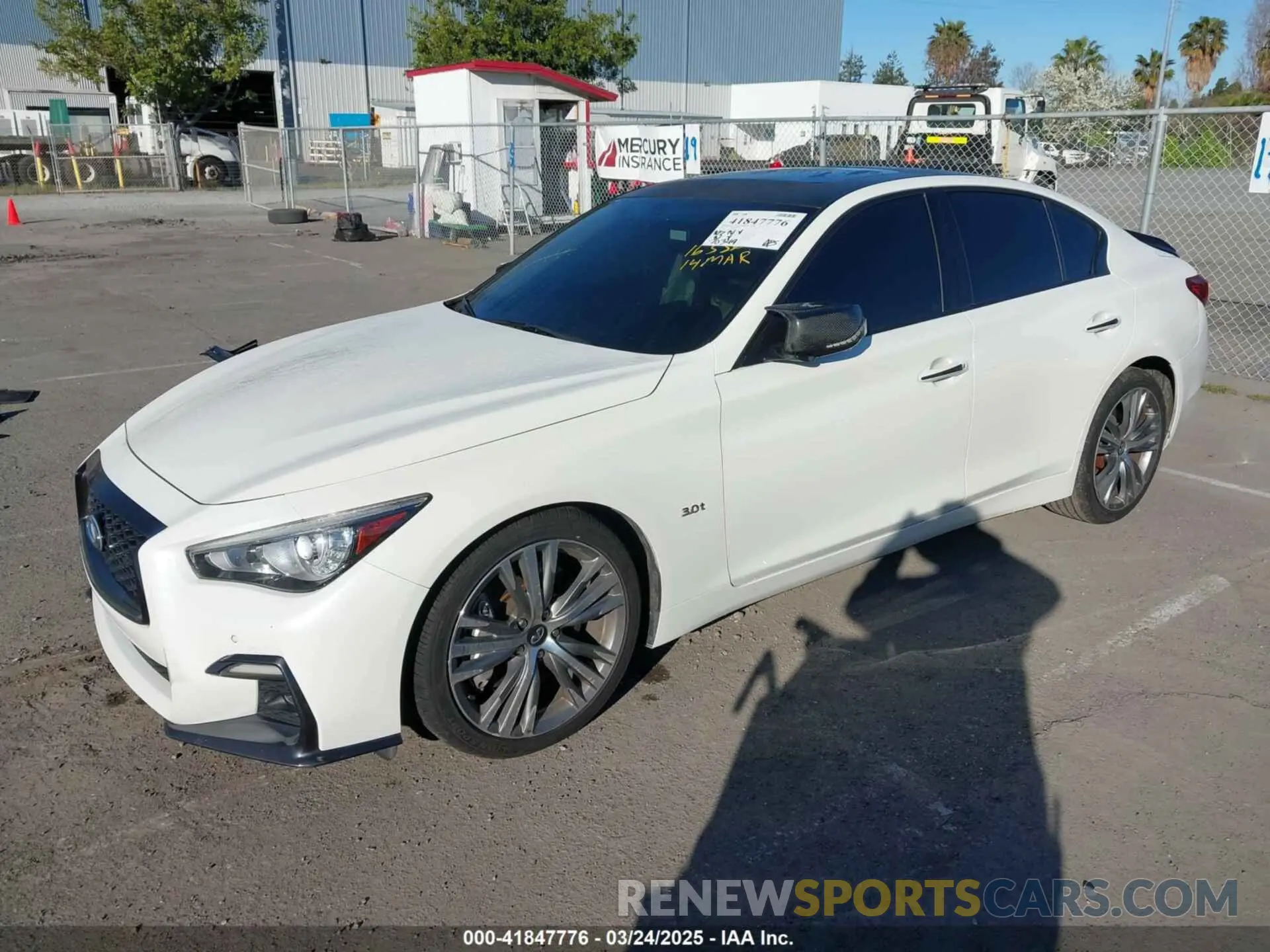 2 Photograph of a damaged car JN1EV7AP2LM200941 INFINITI Q50 2020
