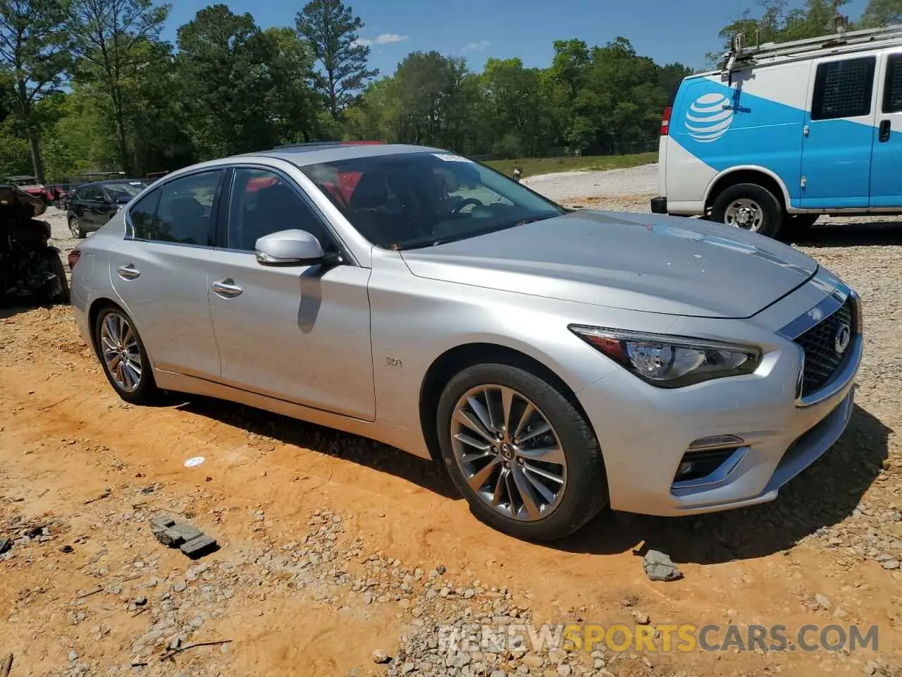4 Photograph of a damaged car JN1EV7AP2LM206478 INFINITI Q50 2020