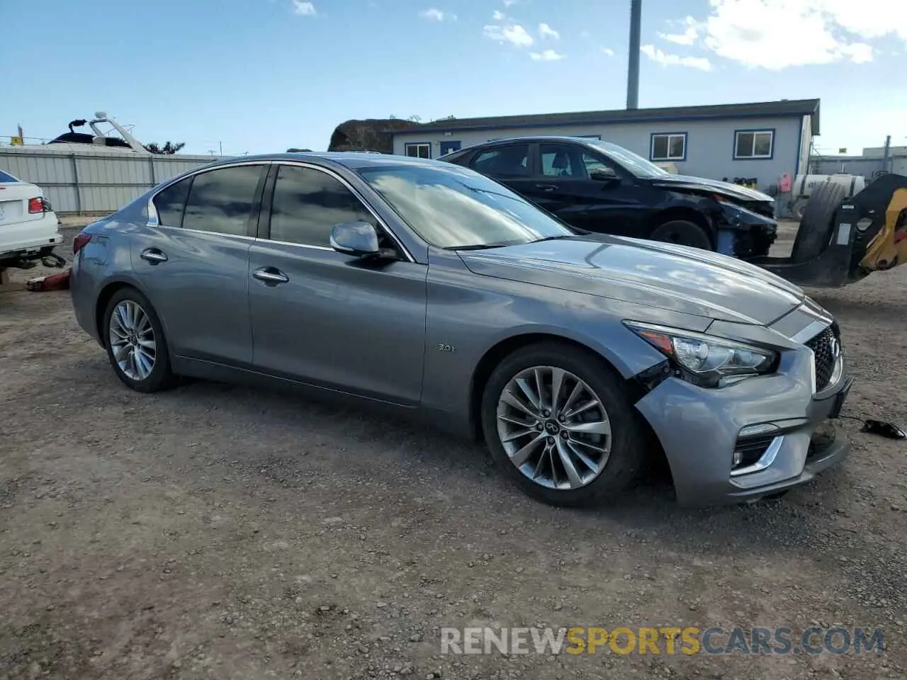 4 Photograph of a damaged car JN1EV7AP2LM207128 INFINITI Q50 2020