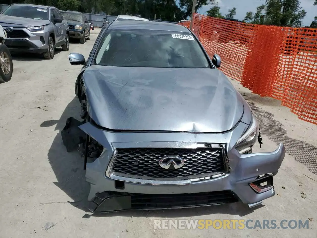5 Photograph of a damaged car JN1EV7AP3LM204321 INFINITI Q50 2020