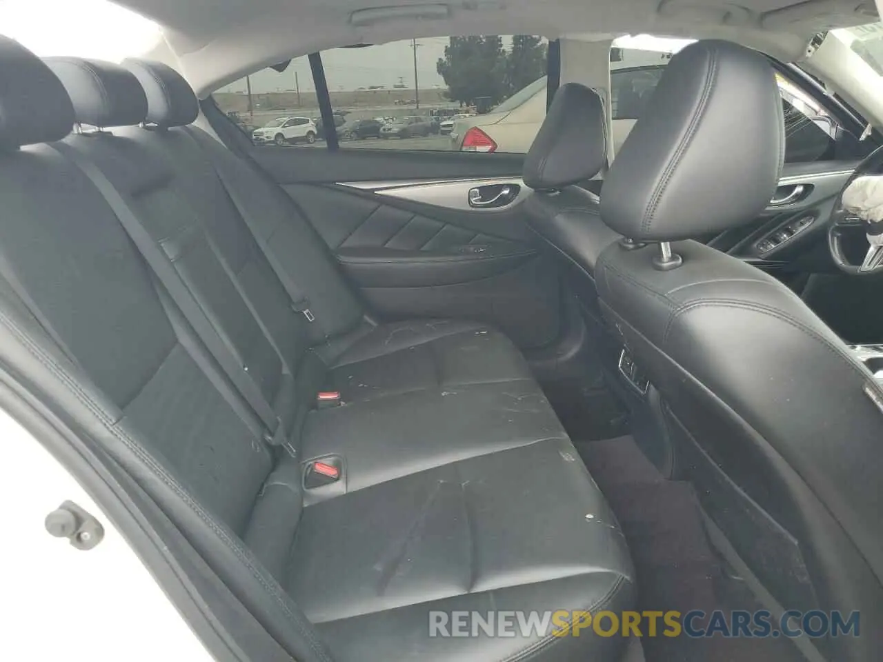 10 Photograph of a damaged car JN1EV7AP3LM207414 INFINITI Q50 2020