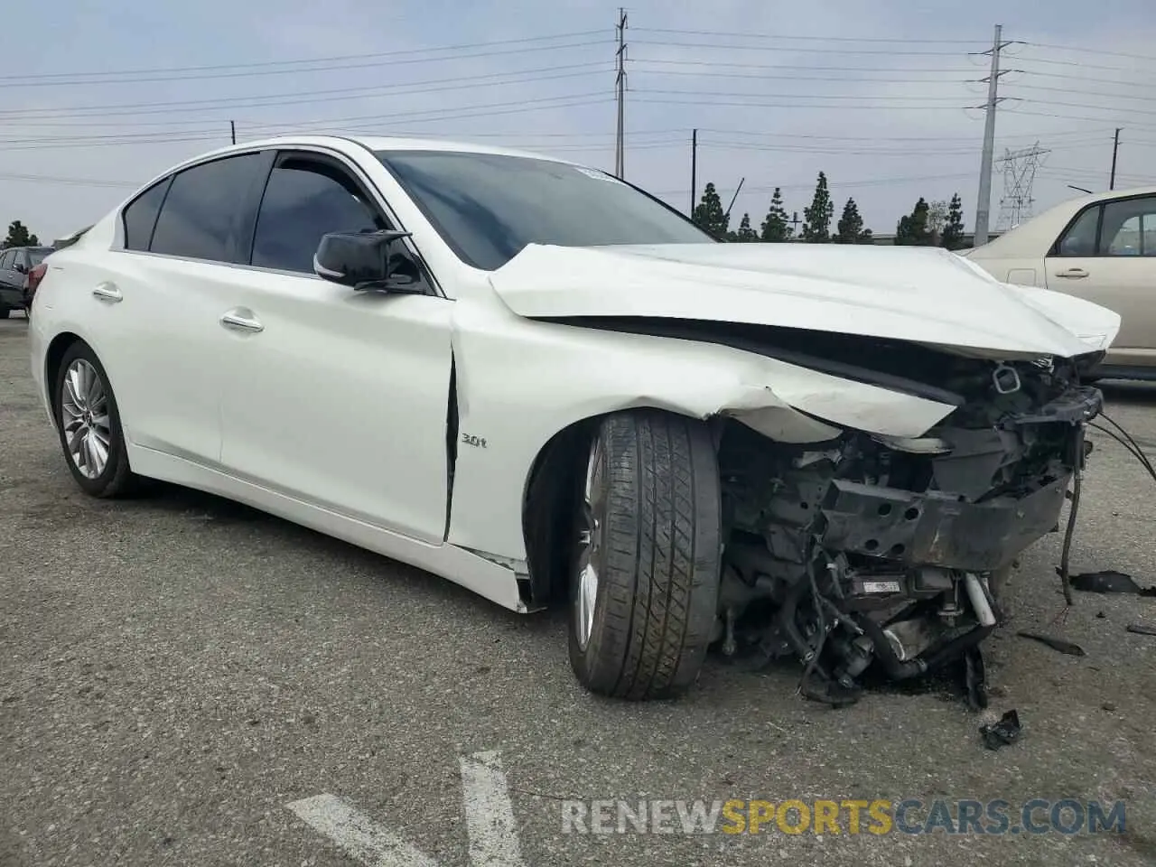 4 Photograph of a damaged car JN1EV7AP3LM207414 INFINITI Q50 2020