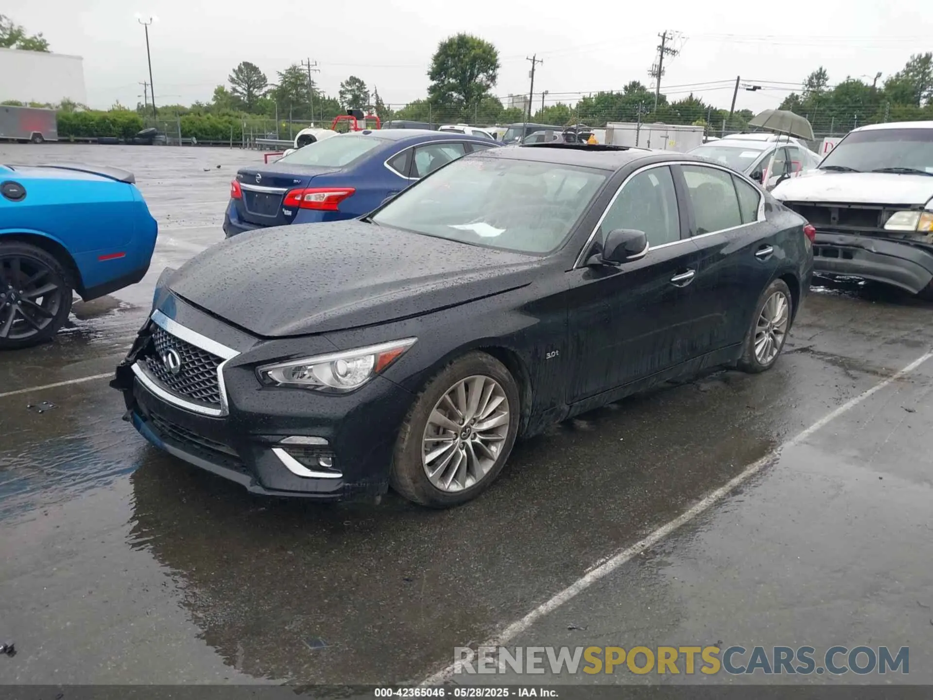 2 Photograph of a damaged car JN1EV7AP3LM207722 INFINITI Q50 2020