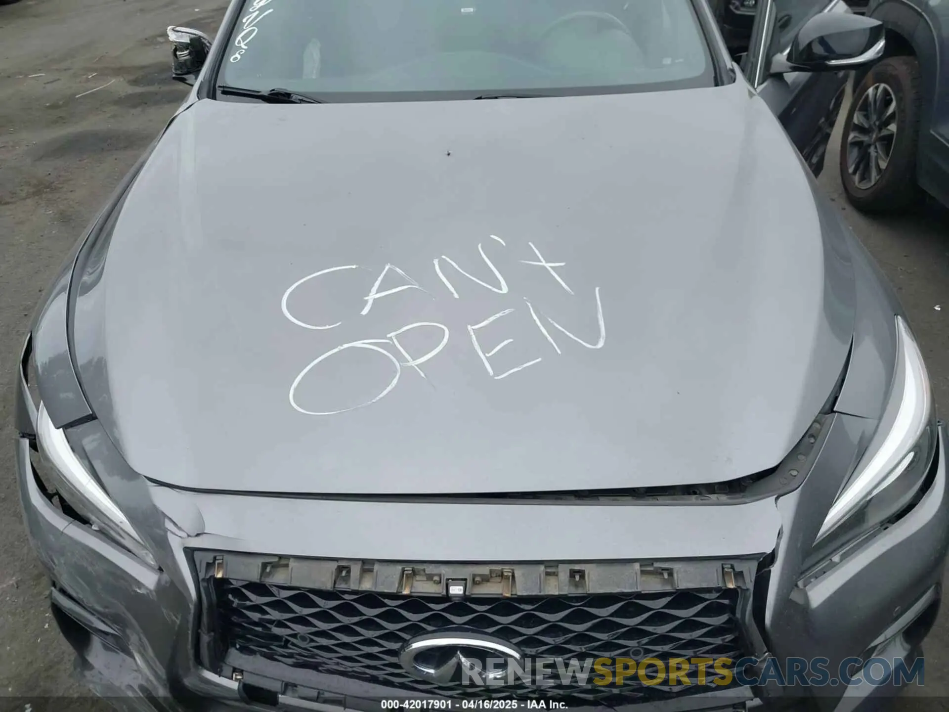 10 Photograph of a damaged car JN1EV7AP3LM208059 INFINITI Q50 2020