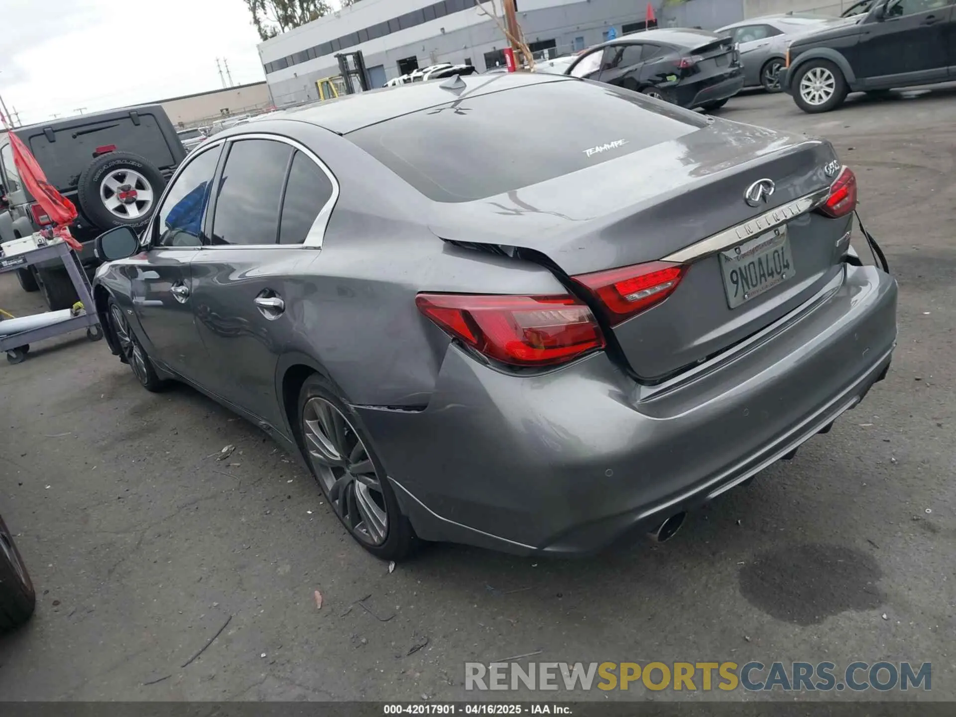 3 Photograph of a damaged car JN1EV7AP3LM208059 INFINITI Q50 2020