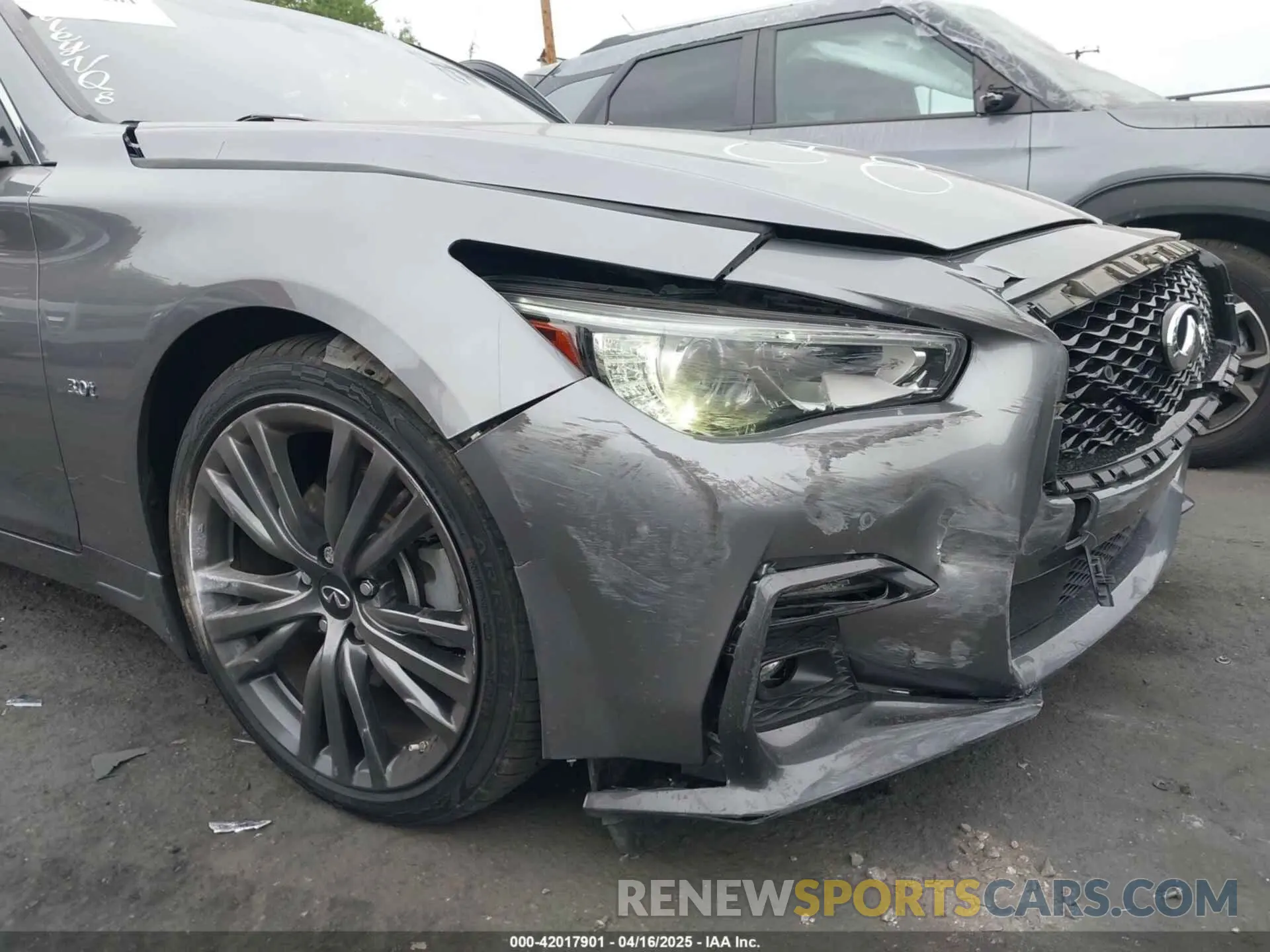 6 Photograph of a damaged car JN1EV7AP3LM208059 INFINITI Q50 2020