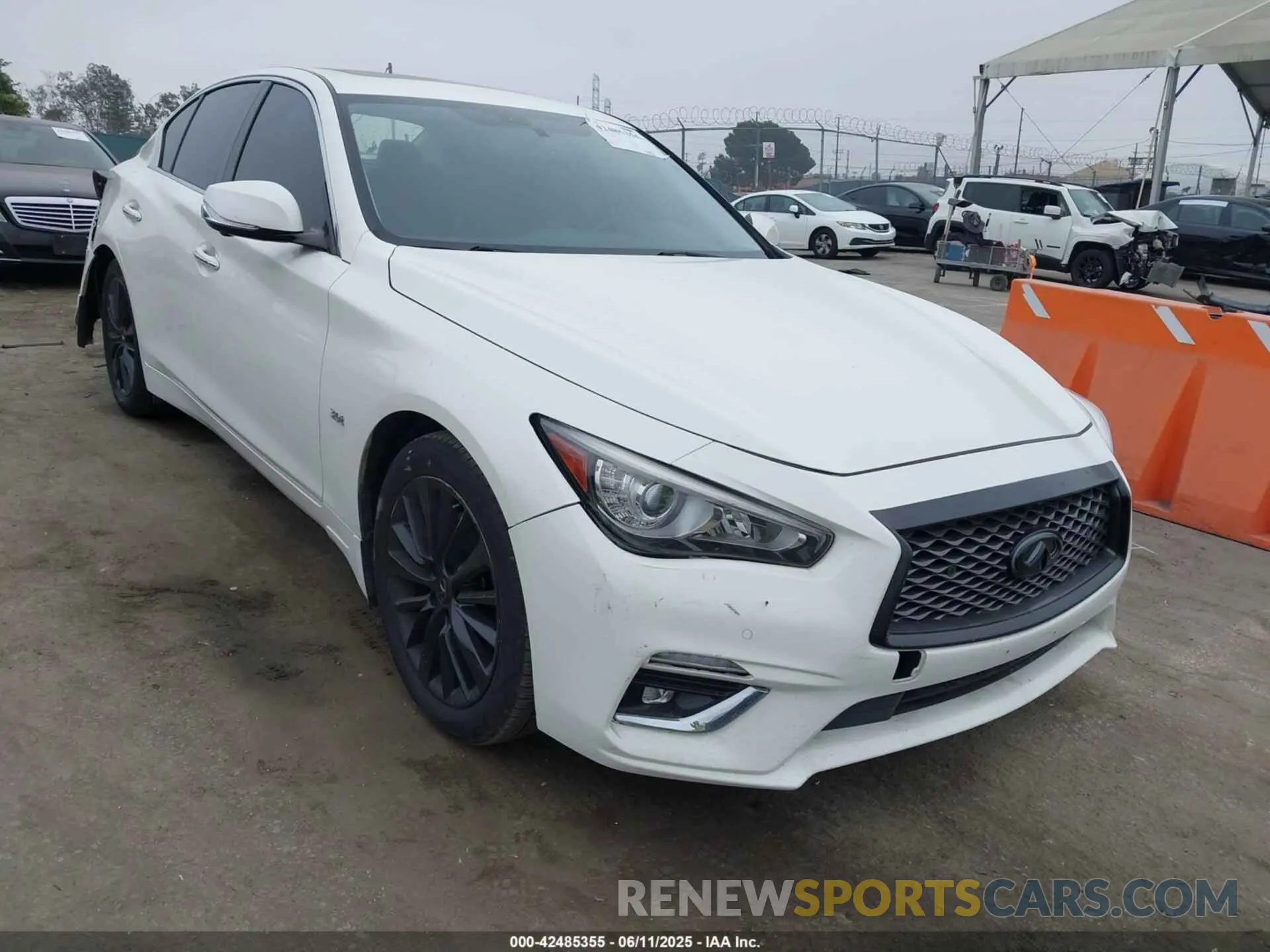 1 Photograph of a damaged car JN1EV7AP4LM202318 INFINITI Q50 2020