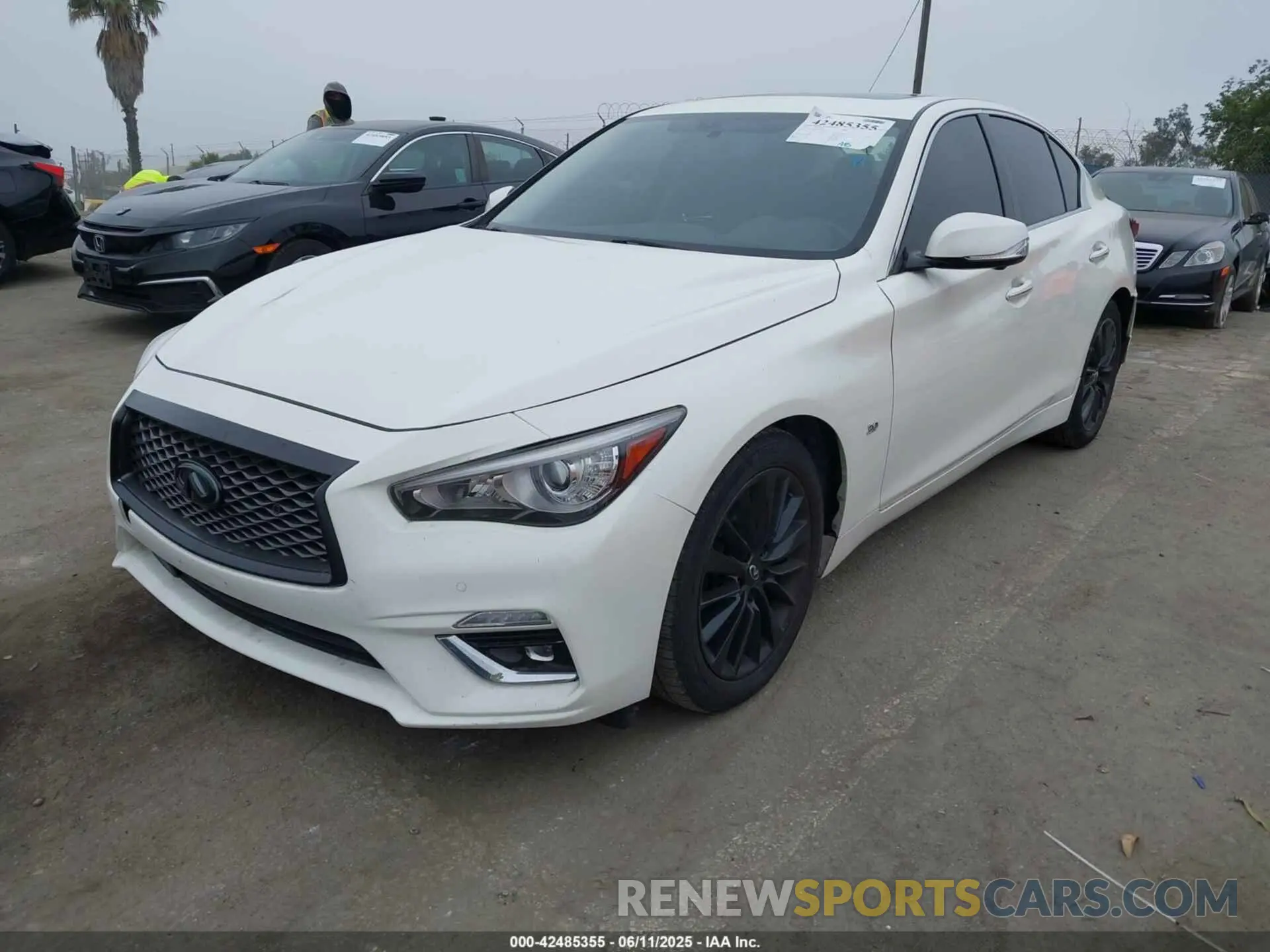 2 Photograph of a damaged car JN1EV7AP4LM202318 INFINITI Q50 2020