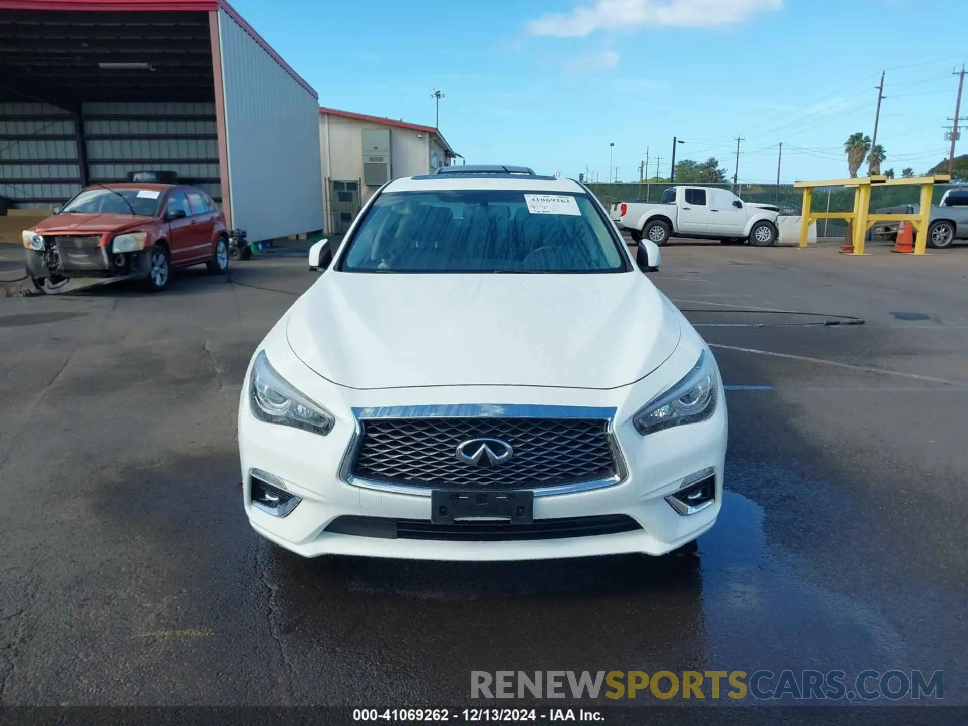 12 Photograph of a damaged car JN1EV7AP4LM206367 INFINITI Q50 2020